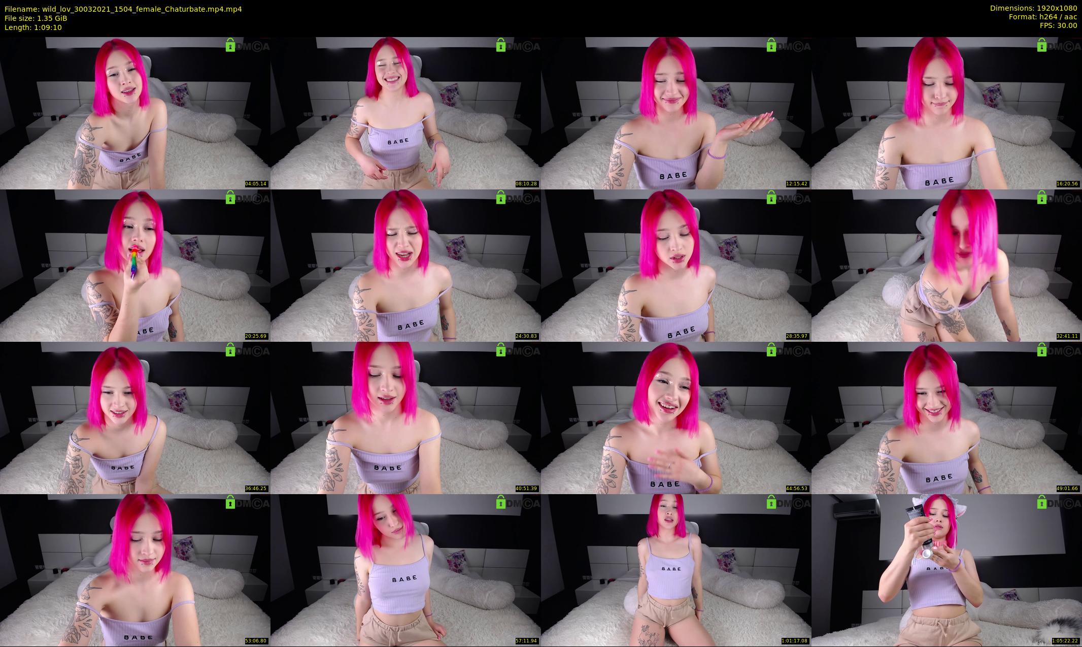 wild_lov — 70 minute Chaturbate female cam show recording, 1080p, Mar 30, 2021