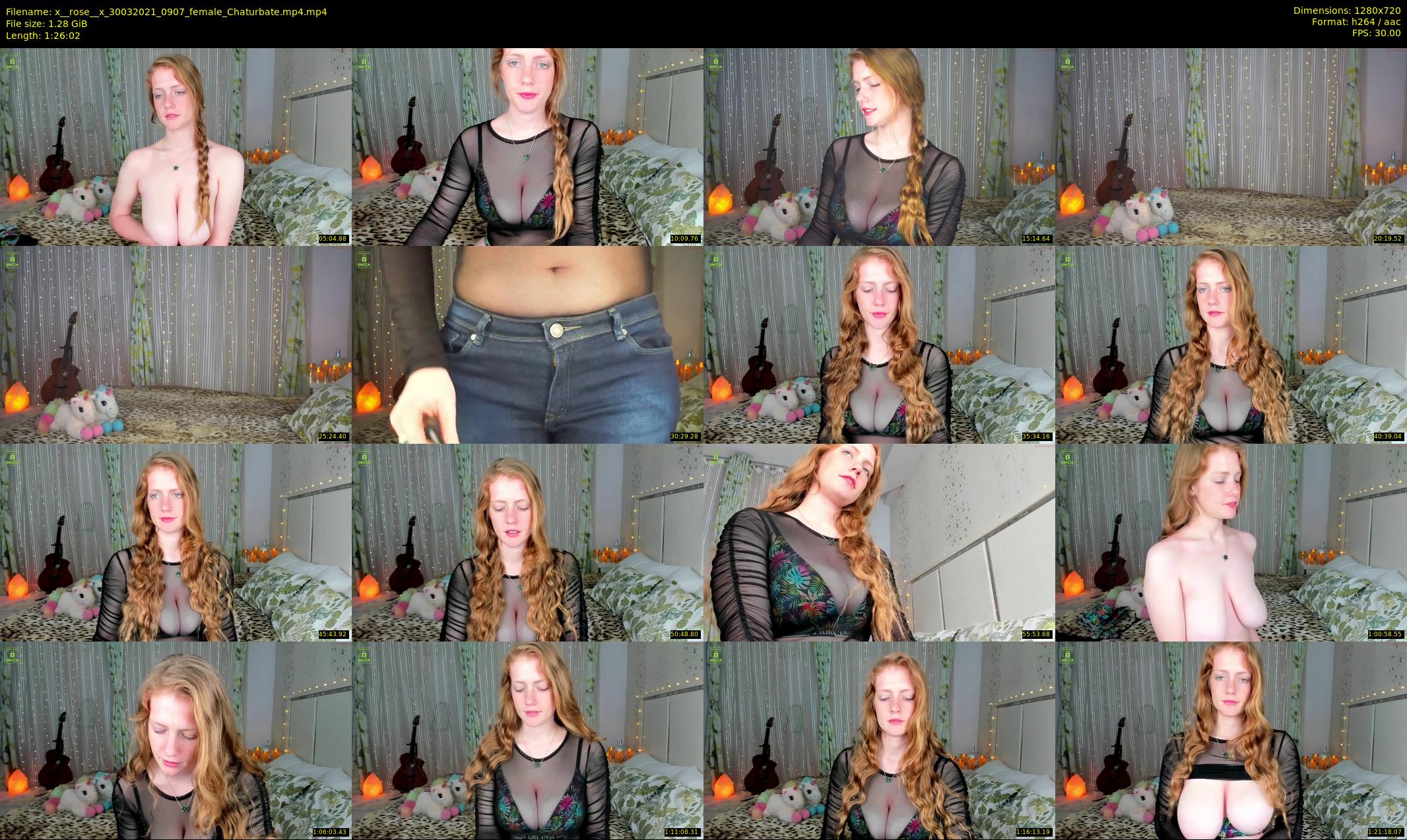 x__rose__x — 87 minute Chaturbate female cam show recording, 720p, Mar 30, 2021
