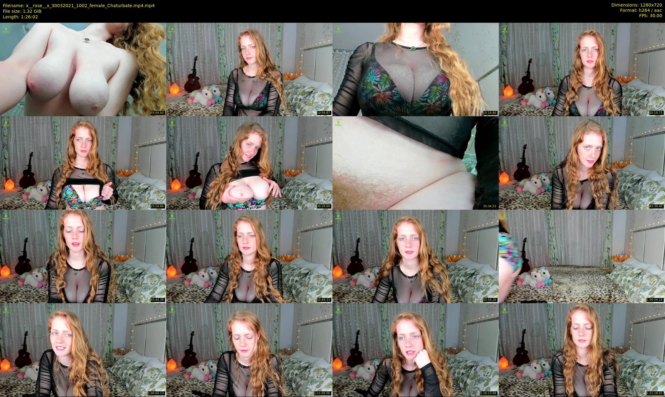 x__rose__x — 87 minute Chaturbate female cam show recording, 720p, Mar 30, 2021