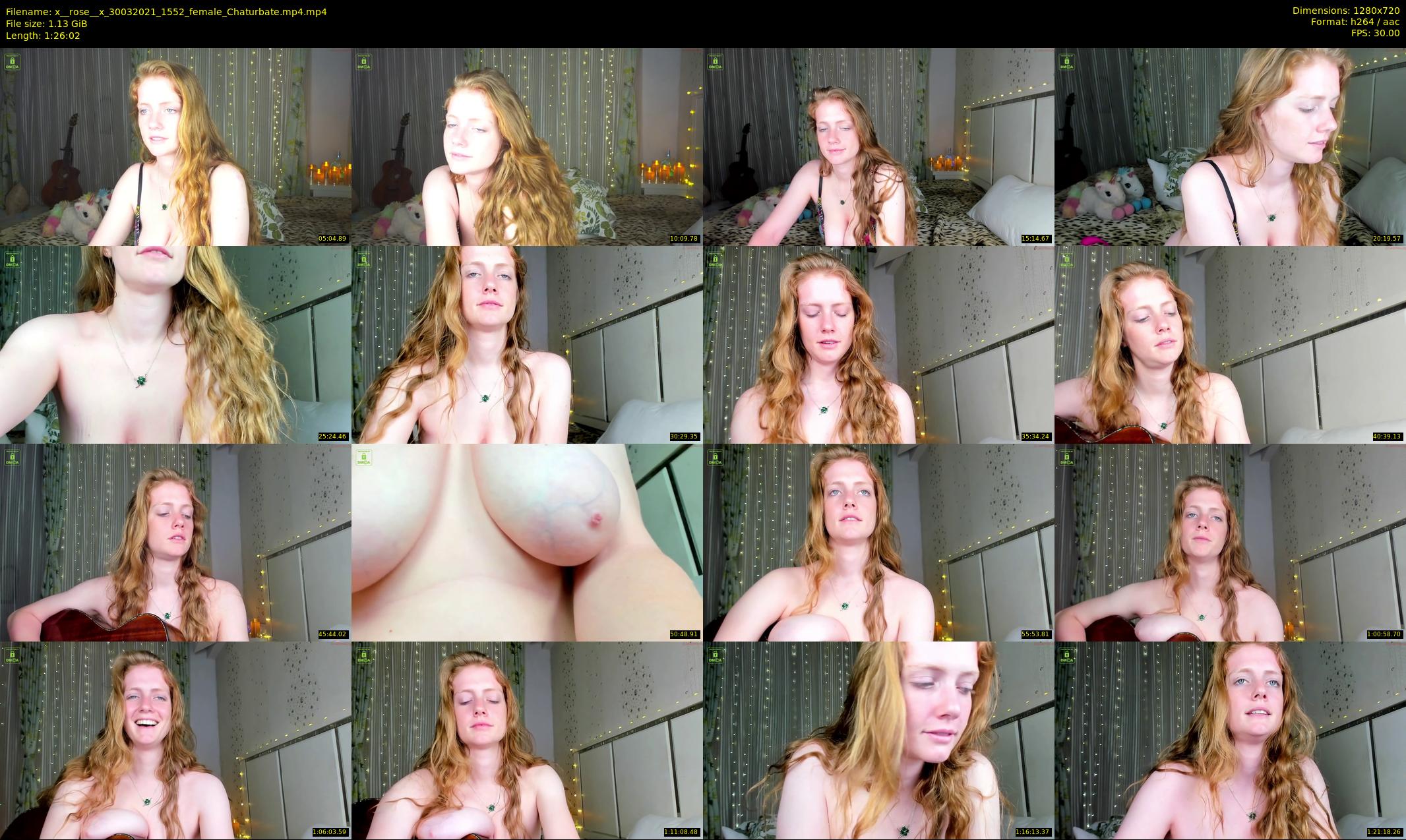 x__rose__x — 87 minute Chaturbate female cam show recording, 720p, Mar 30, 2021
