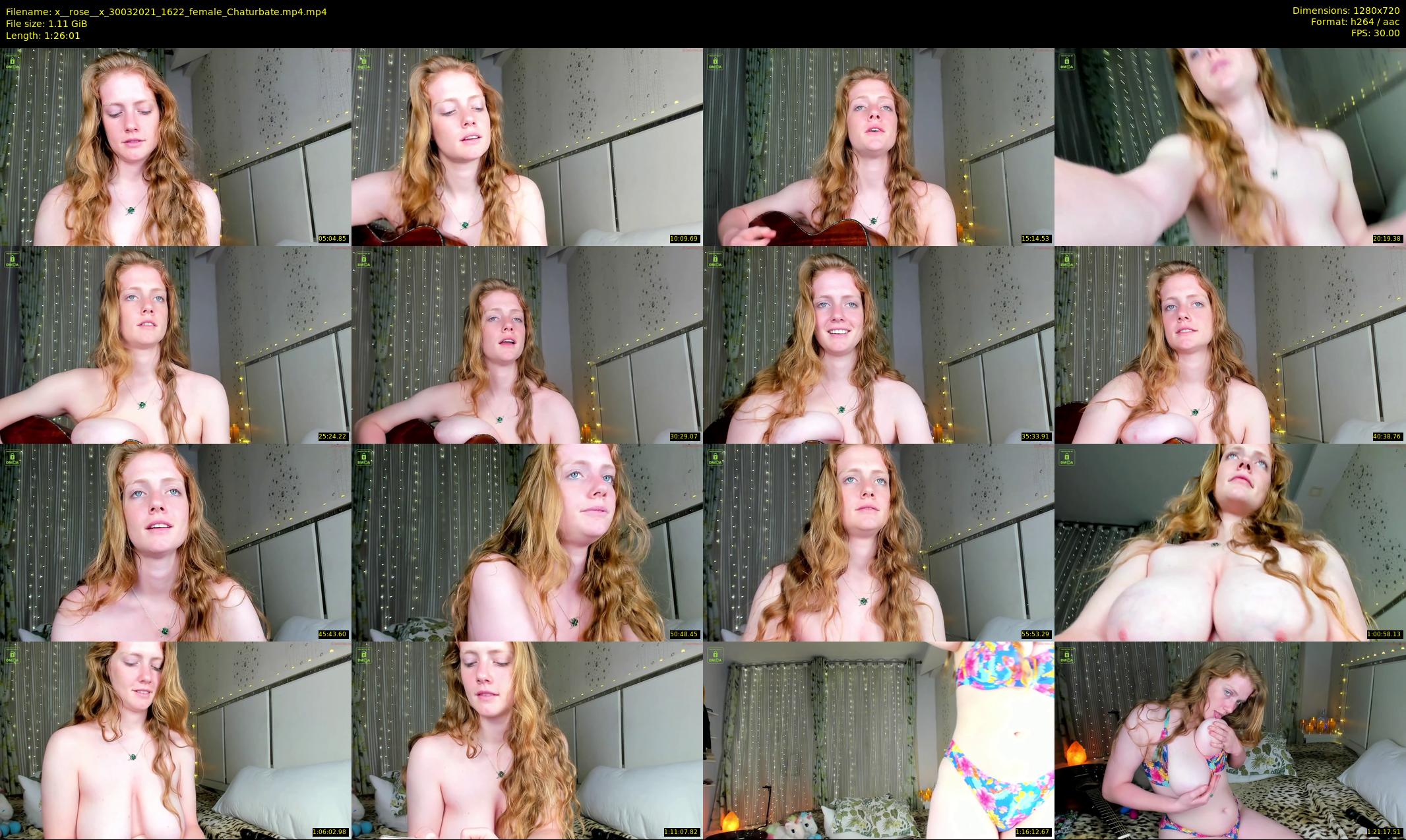 x__rose__x — 87 minute Chaturbate female cam show recording, 720p, Mar 30, 2021