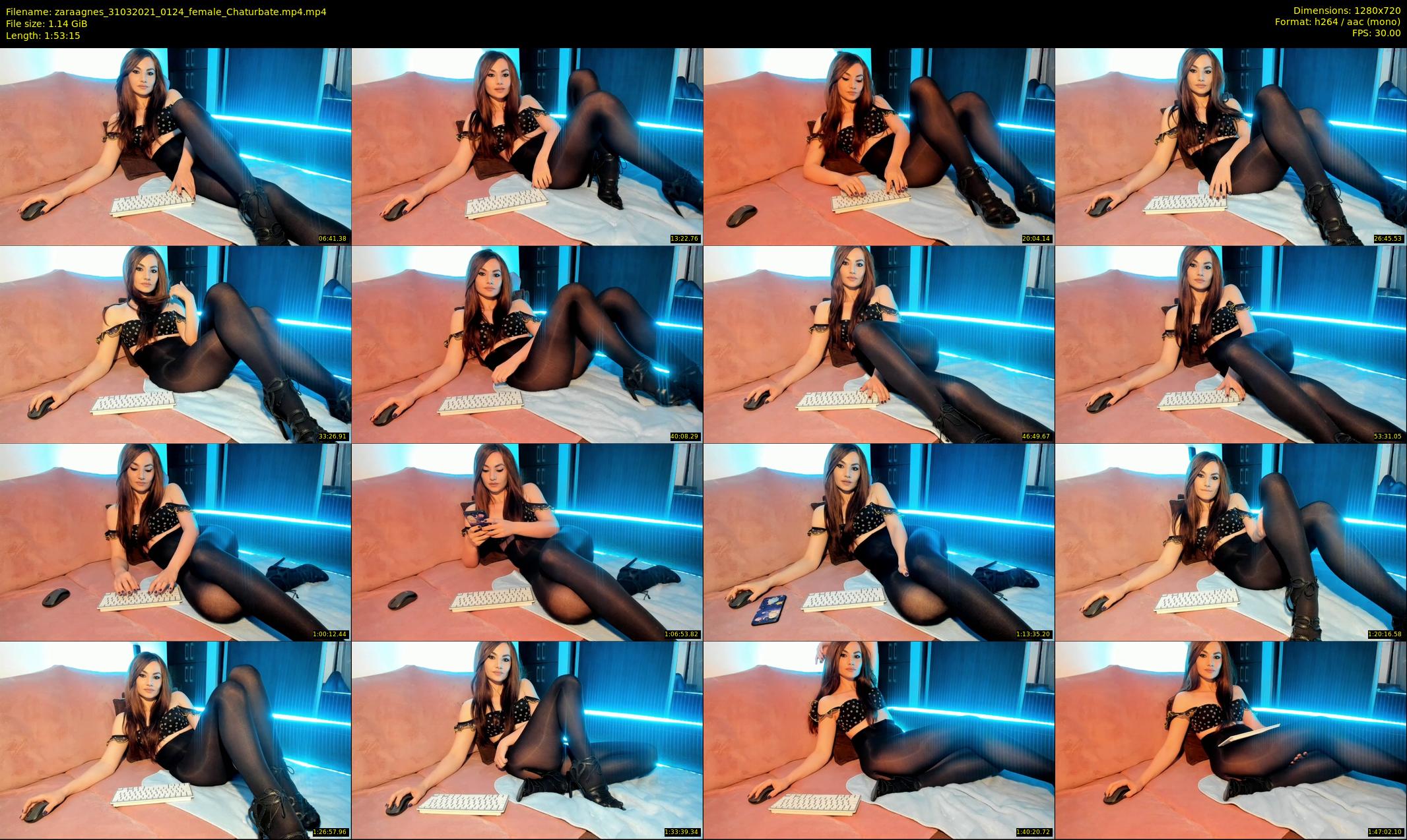 zaraagnes — 114 minute Chaturbate female cam show recording, 720p, Mar 31, 2021