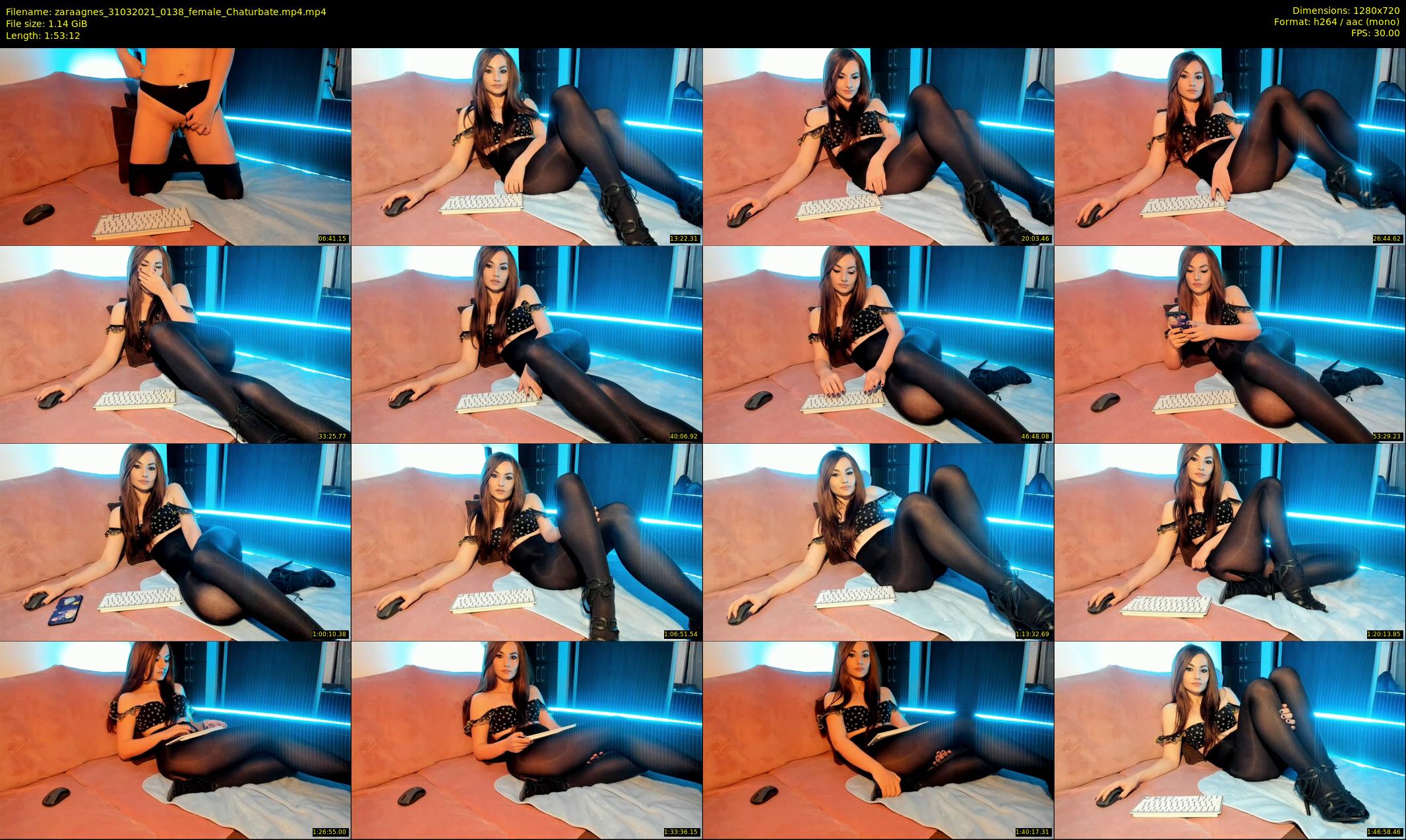 zaraagnes — 114 minute Chaturbate female cam show recording, 720p, Mar 31, 2021