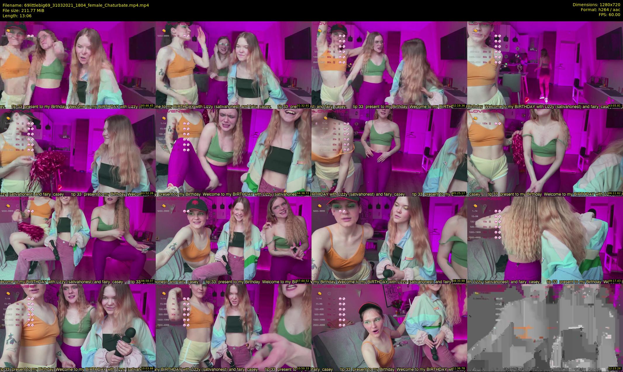 69littlebig69 — 14 minute Chaturbate couple cam show recording, 720p, Mar 31, 2021
