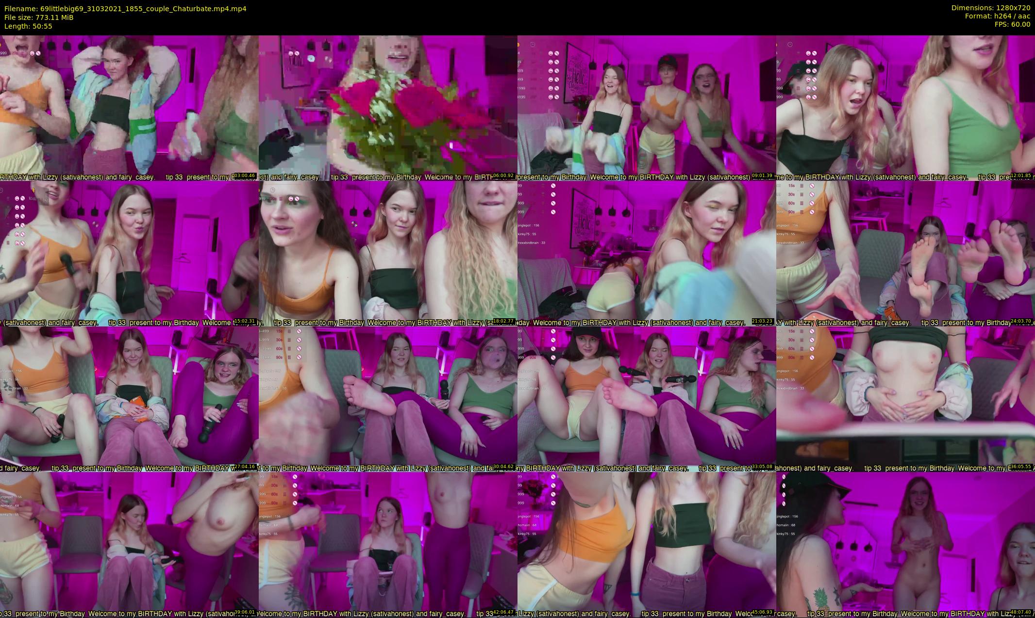 69littlebig69 — 51 minute Chaturbate couple cam show recording, 720p, Mar 31, 2021
