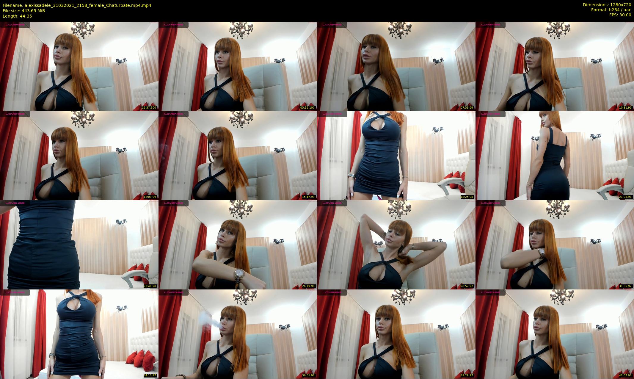 alexissadele — 45 minute Chaturbate female cam show recording, 720p, Mar 31, 2021