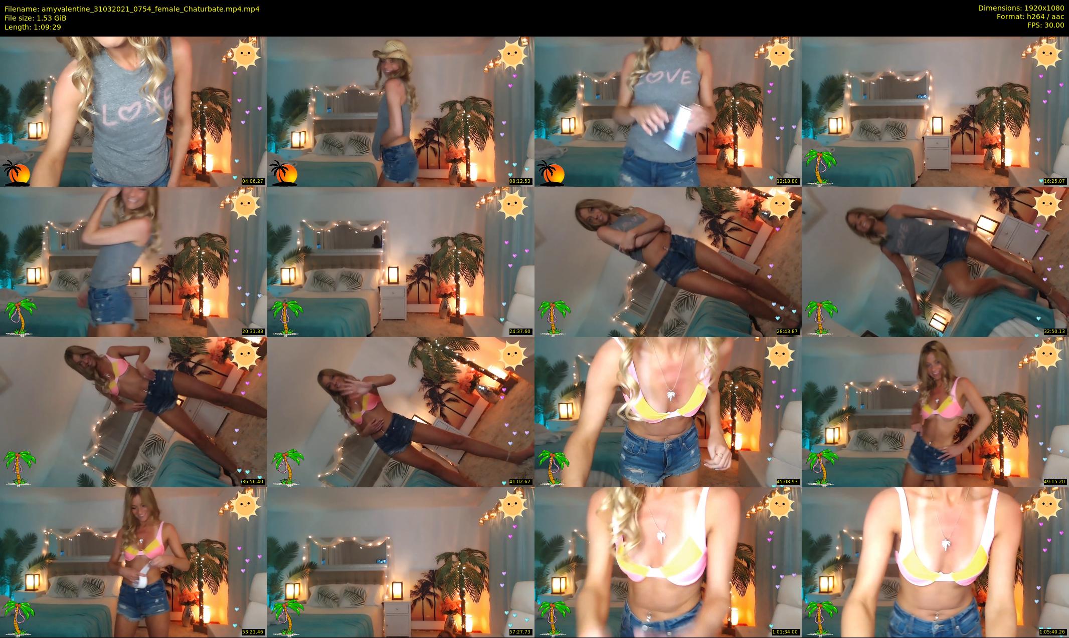 amyvalentine — 70 minute Chaturbate female cam show recording, 1080p, Mar 31, 2021