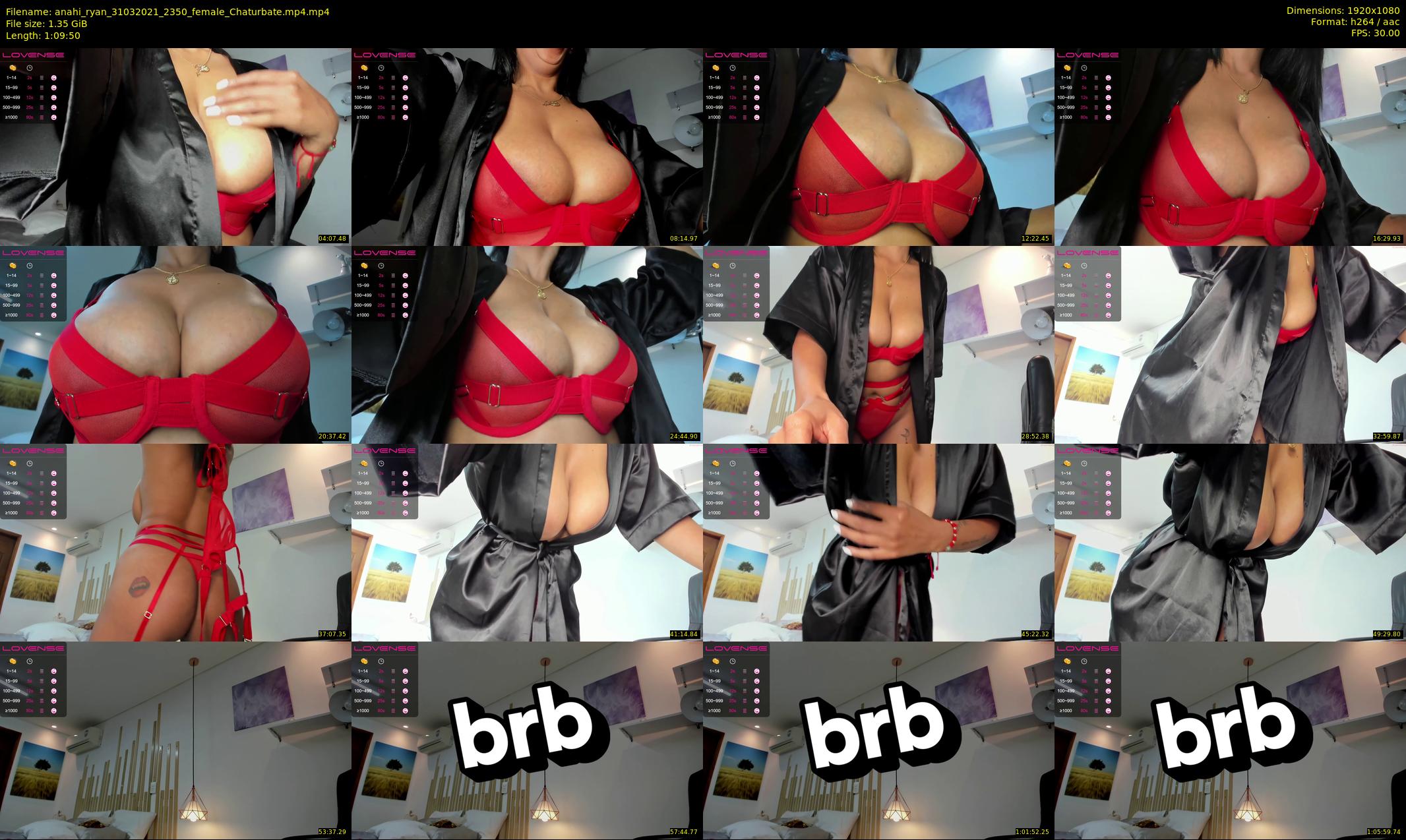 anahi_ryan — 70 minute Chaturbate female cam show recording, 1080p, Mar 31, 2021