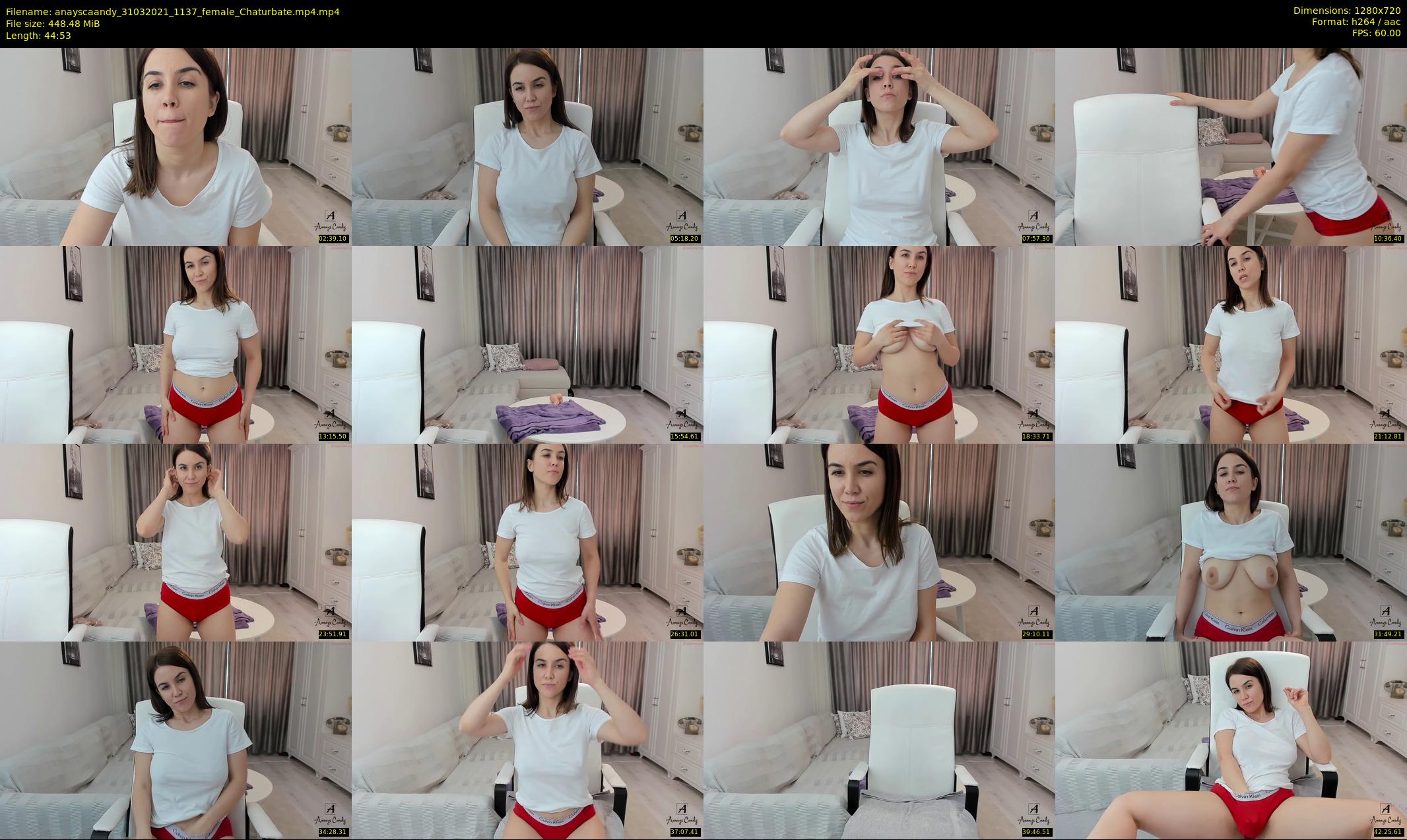 anayscaandy — 45 minute Chaturbate female cam show recording, 720p, Mar 31, 2021