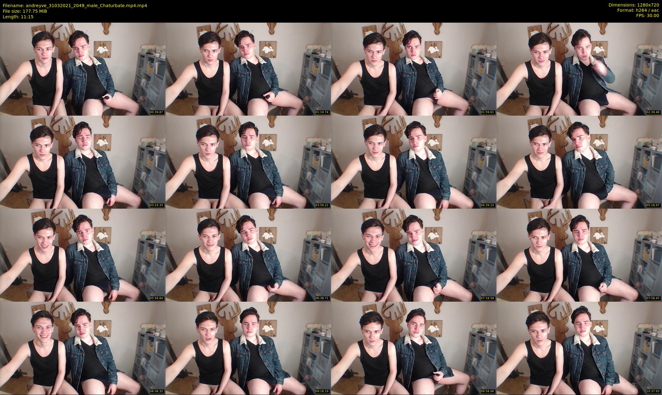 andreyve — 12 minute Chaturbate male cam show recording, 720p, Mar 31, 2021