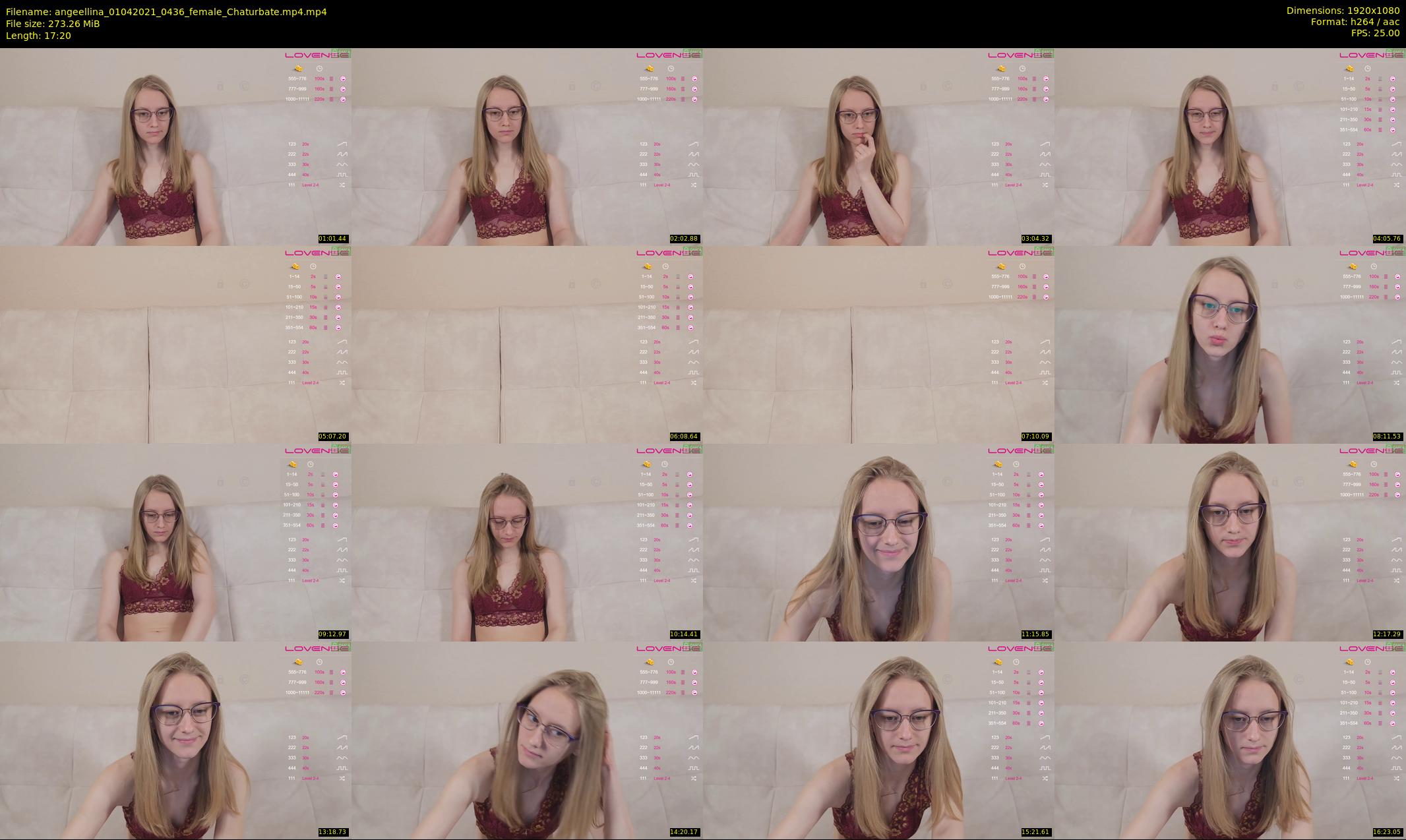 angeellina — 18 minute Chaturbate female cam show recording, 1080p, Apr 1, 2021