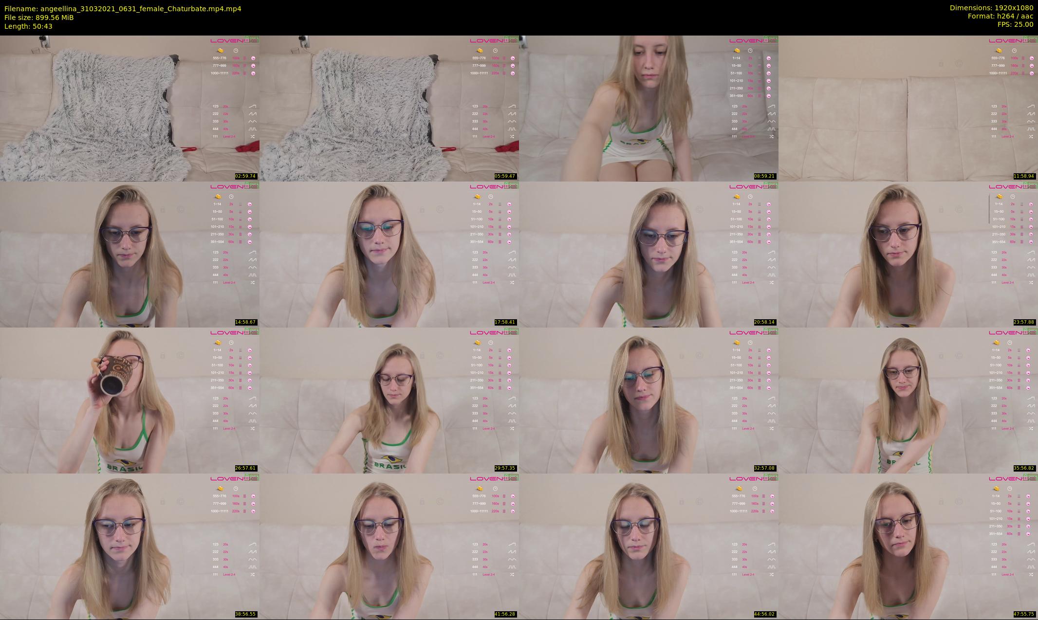 angeellina — 51 minute Chaturbate female cam show recording, 1080p, Mar 31, 2021