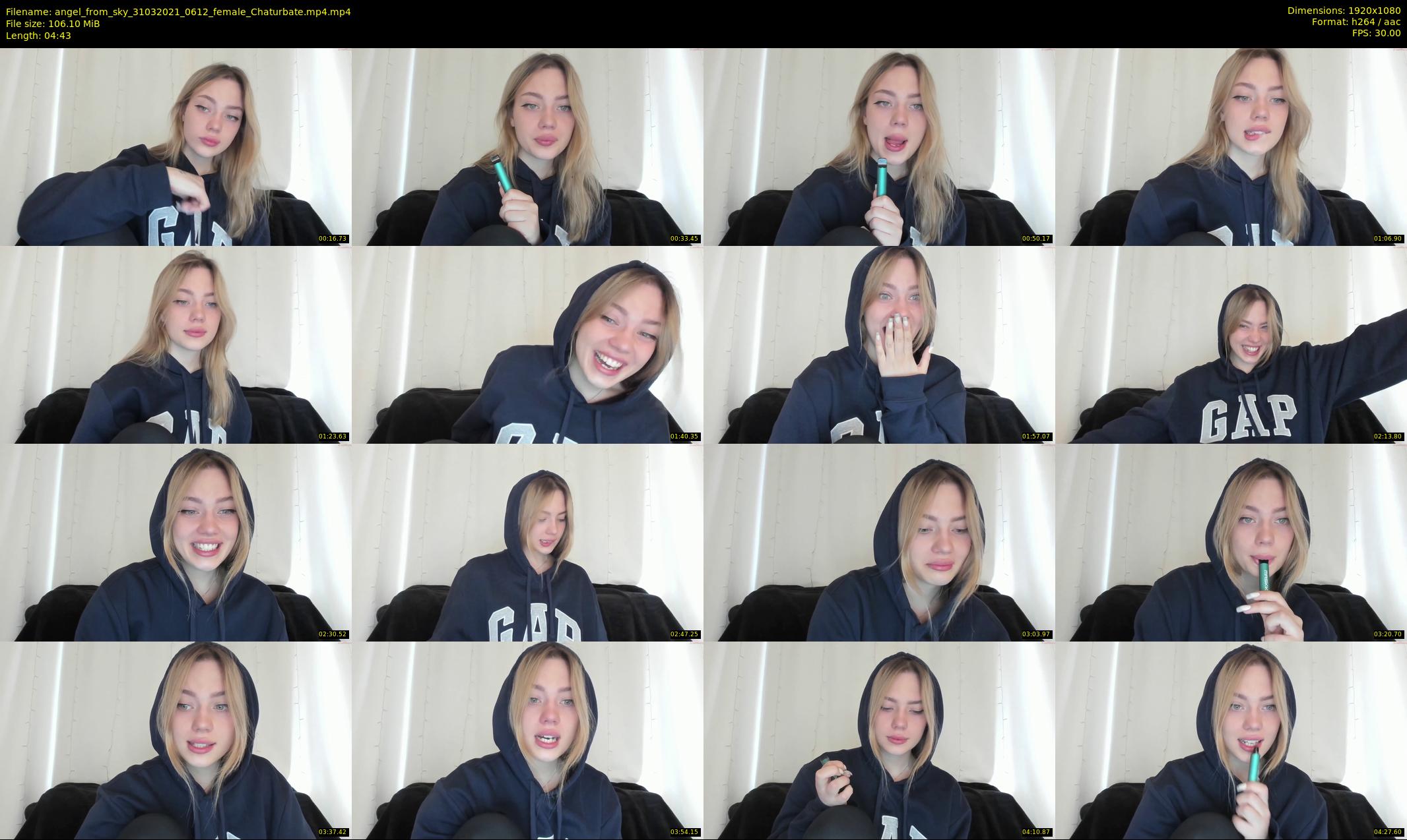 angel_from_sky — 5 minute Chaturbate female cam show recording, 1080p, Mar 31, 2021