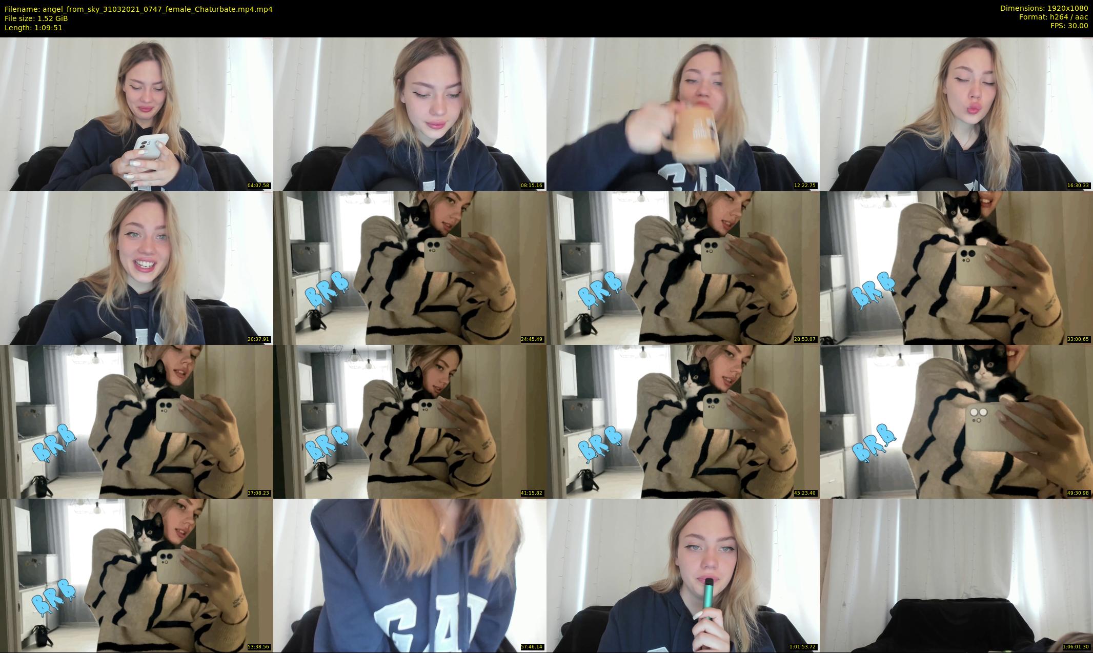 angel_from_sky — 70 minute Chaturbate female cam show recording, 1080p, Mar 31, 2021