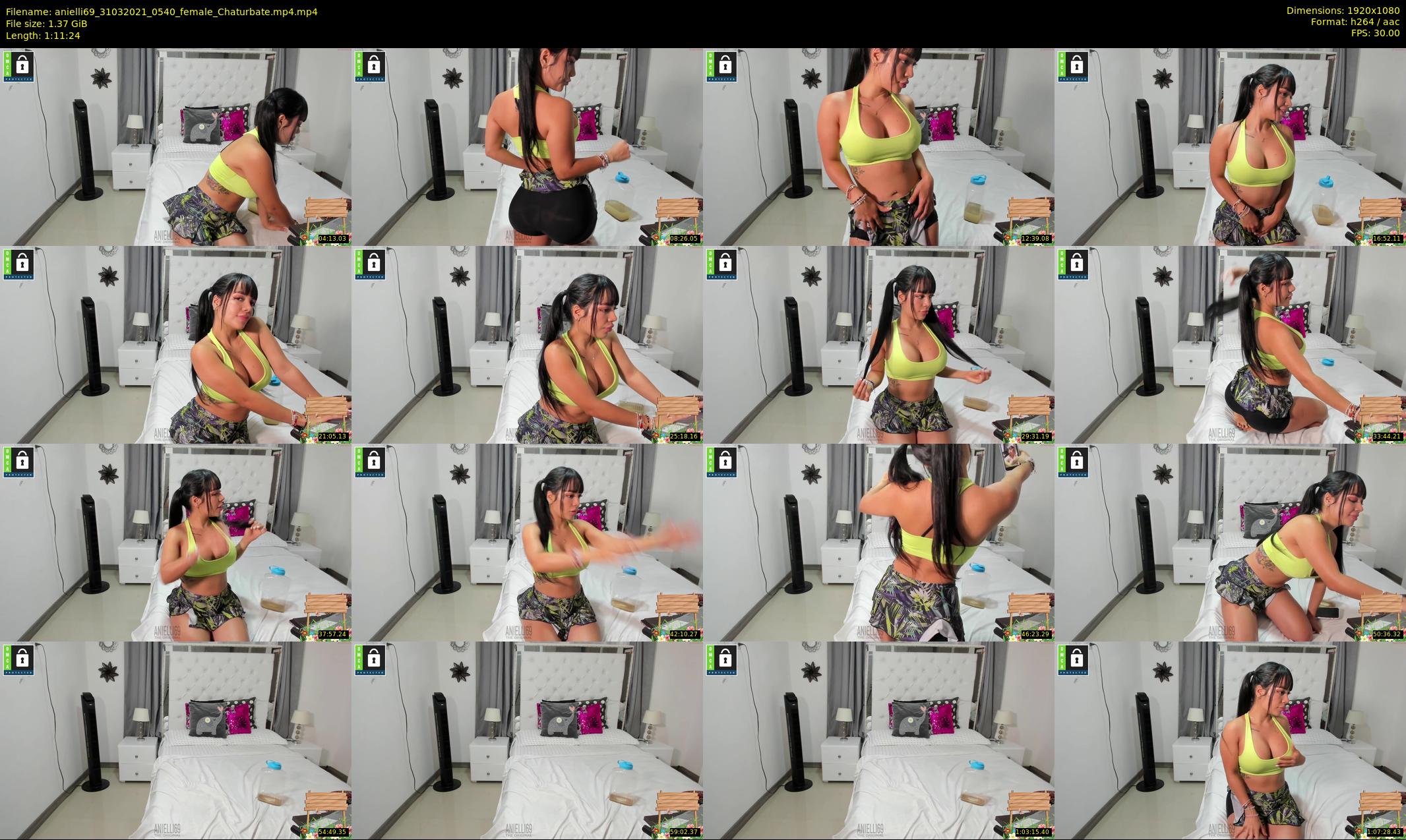 anielli69 — 72 minute Chaturbate female cam show recording, 1080p, Mar 31, 2021