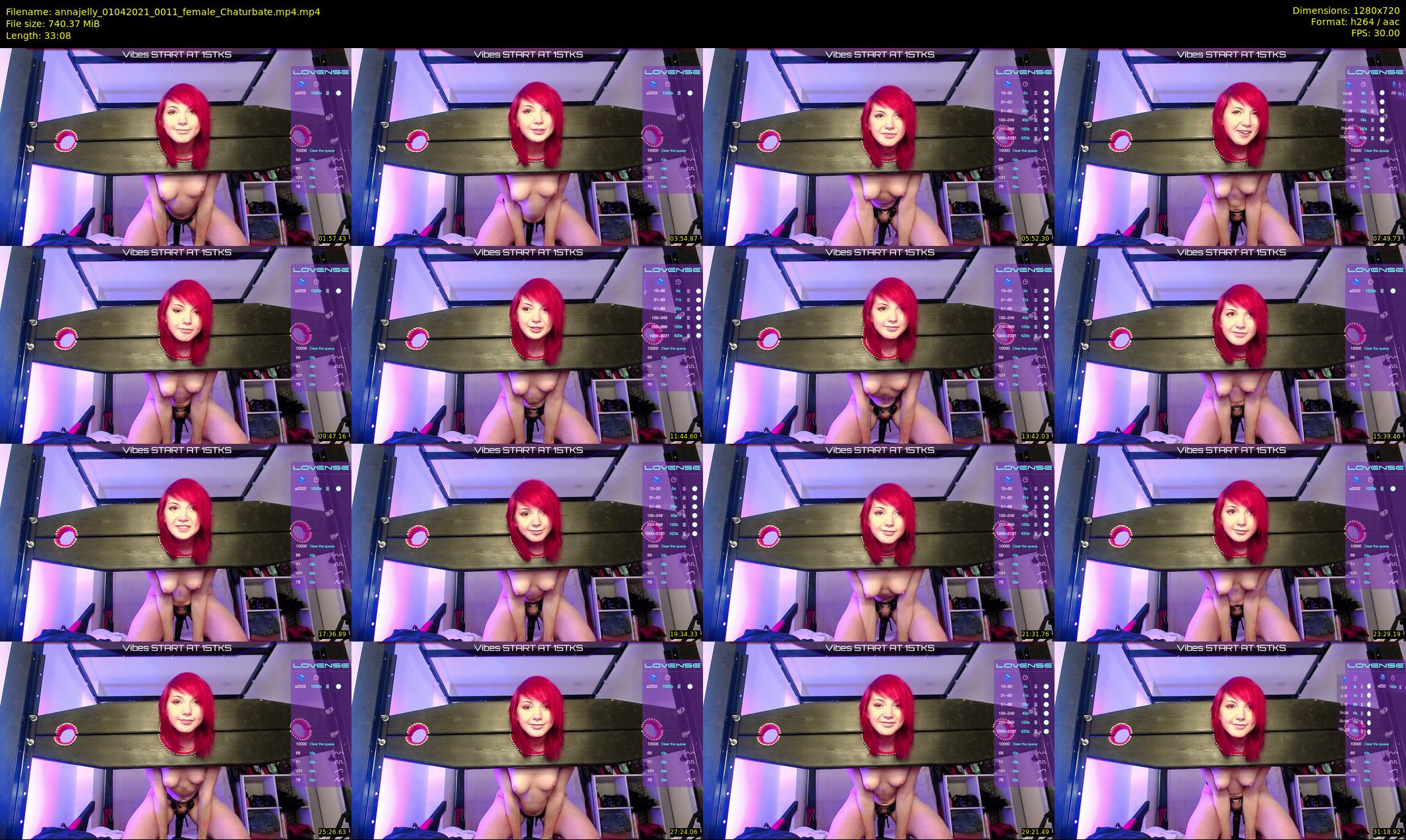annajelly — 34 minute Chaturbate couple cam show recording, 720p, Apr 1, 2021