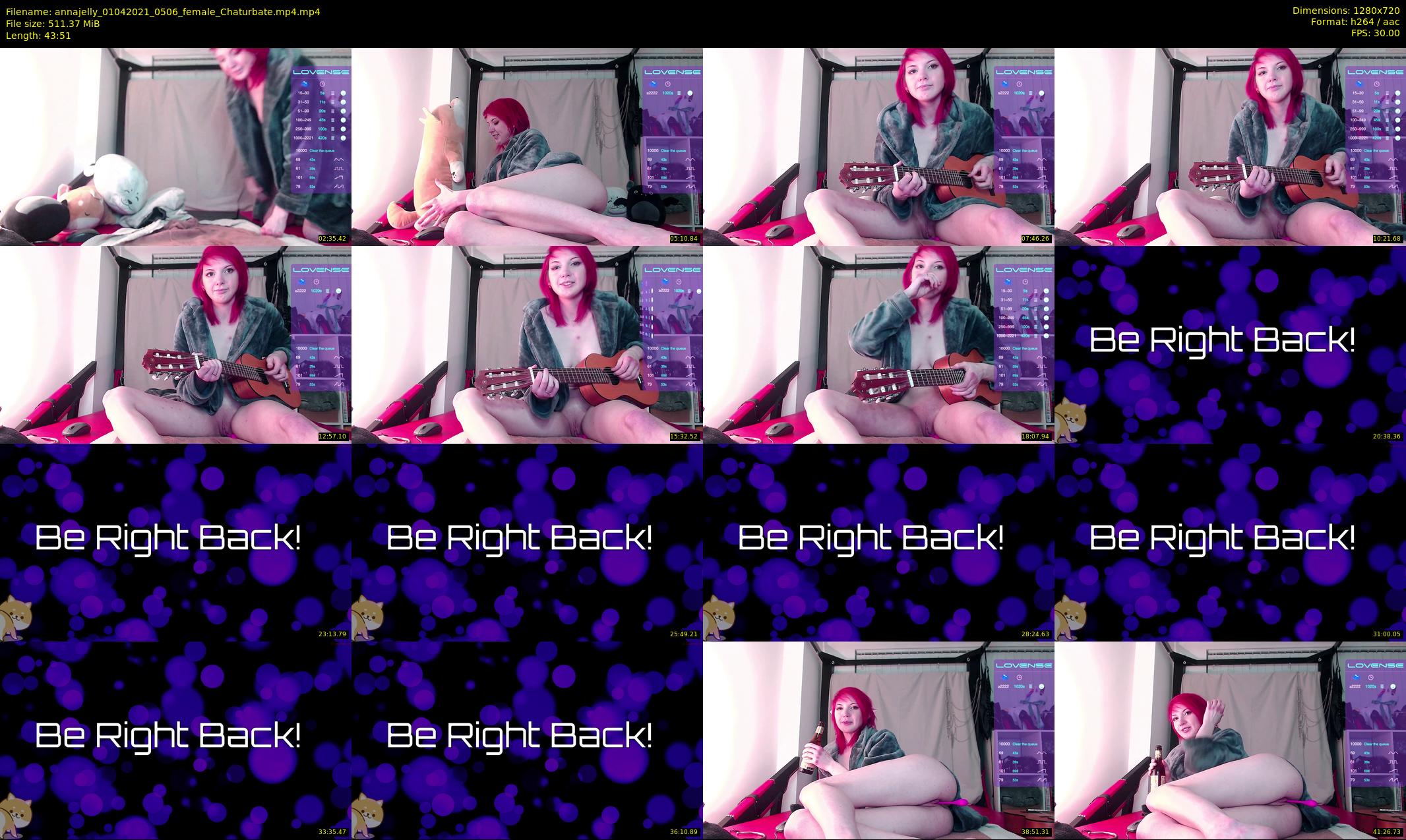 annajelly — 44 minute Chaturbate couple cam show recording, 720p, Apr 1, 2021