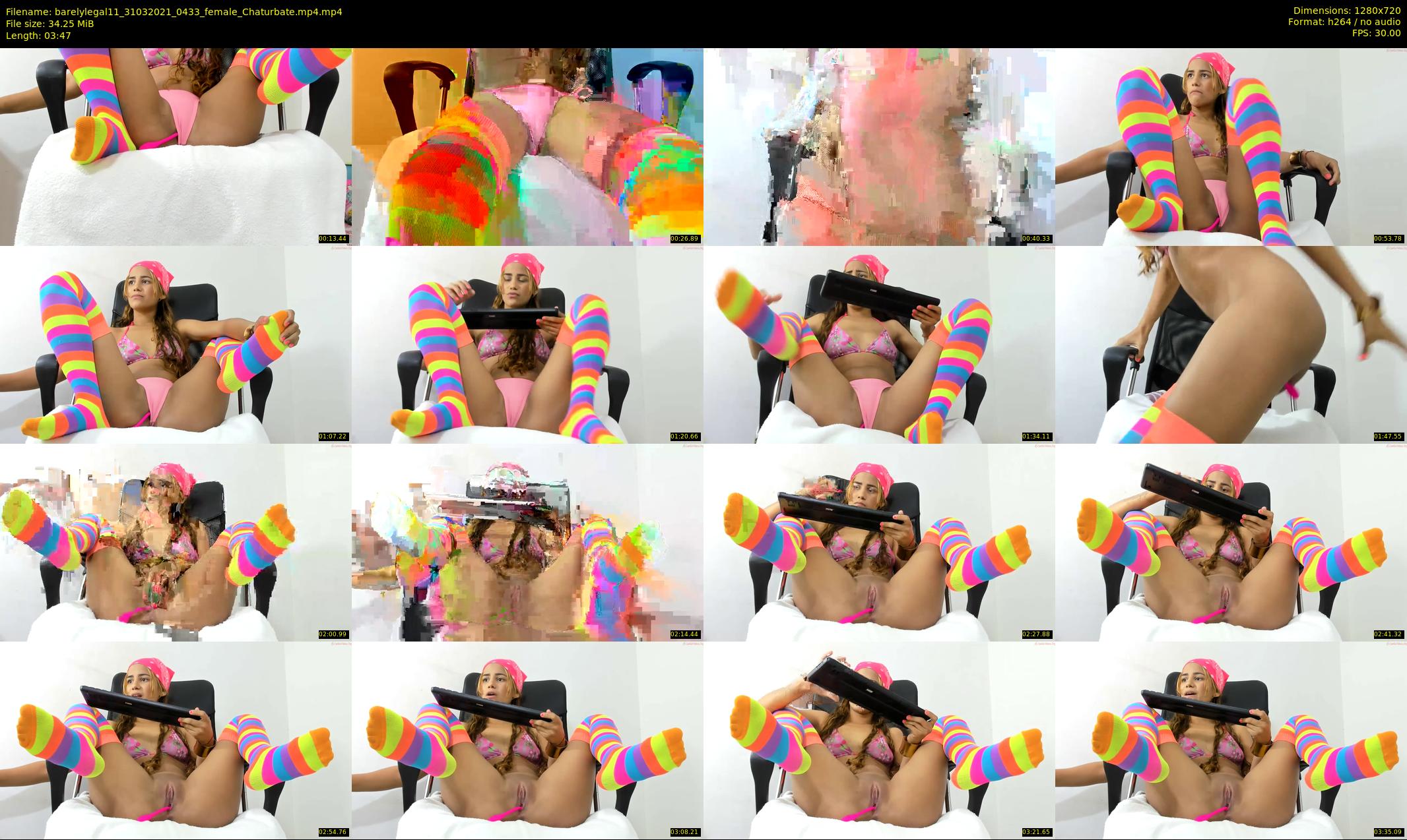 barelylegal11 — 4 minute Chaturbate female cam show recording, 720p, Mar 31, 2021
