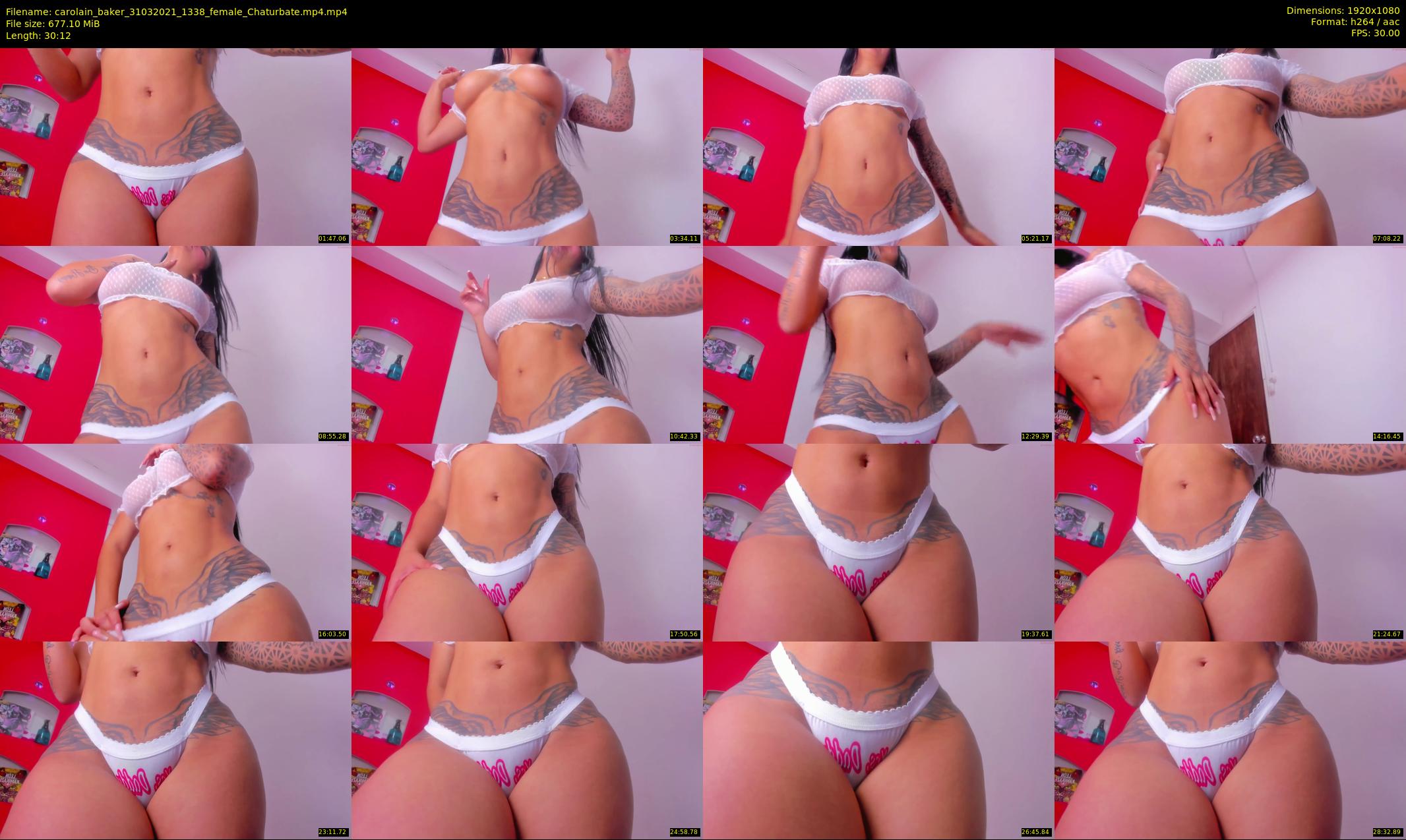 carolain_baker — 31 minute Chaturbate female cam show recording, 1080p, Mar 31, 2021