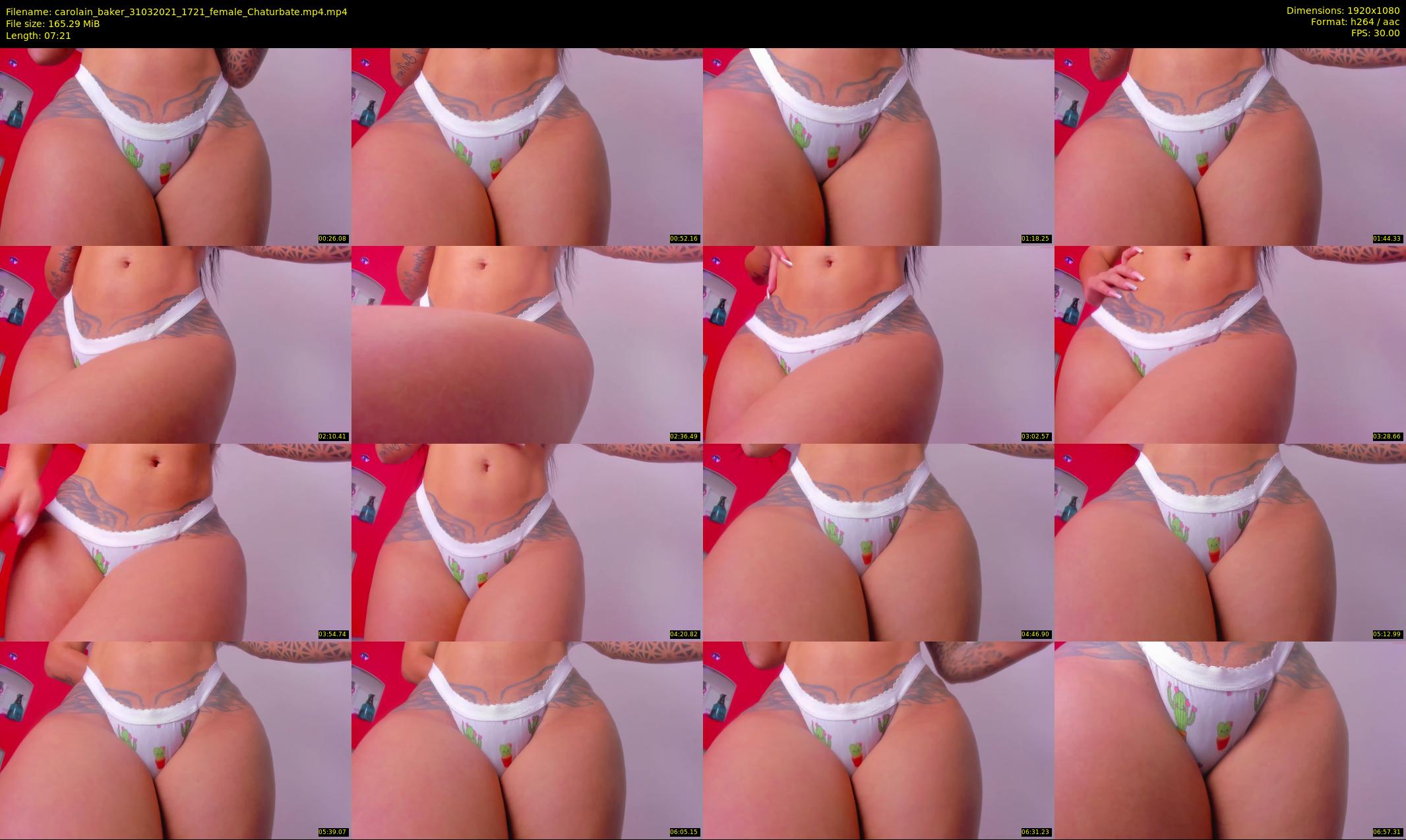 carolain_baker — 8 minute Chaturbate female cam show recording, 1080p, Mar 31, 2021