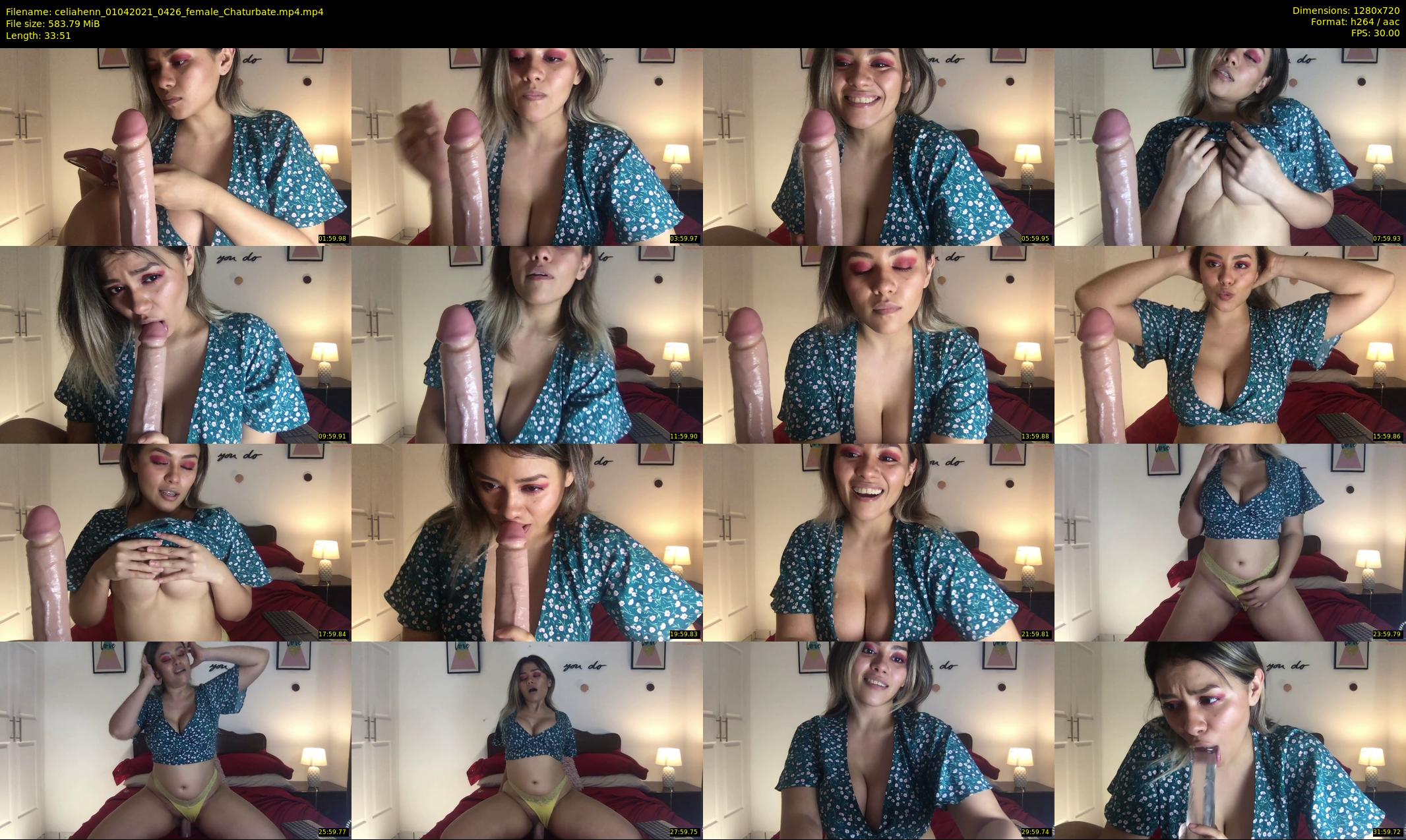 celiahenn — 34 minute Chaturbate female cam show recording, 720p, Apr 1, 2021