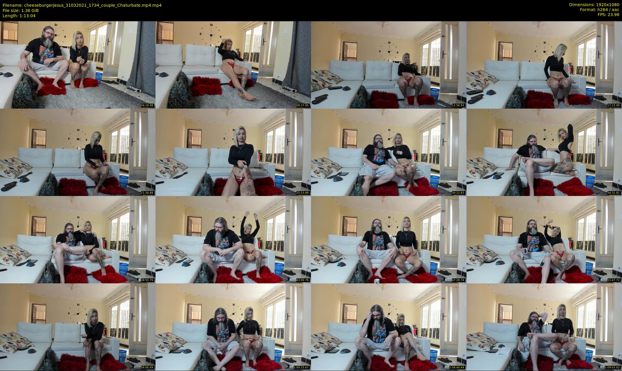 cheeseburgerjesus — 74 minute Chaturbate couple cam show recording, 1080p, Mar 31, 2021