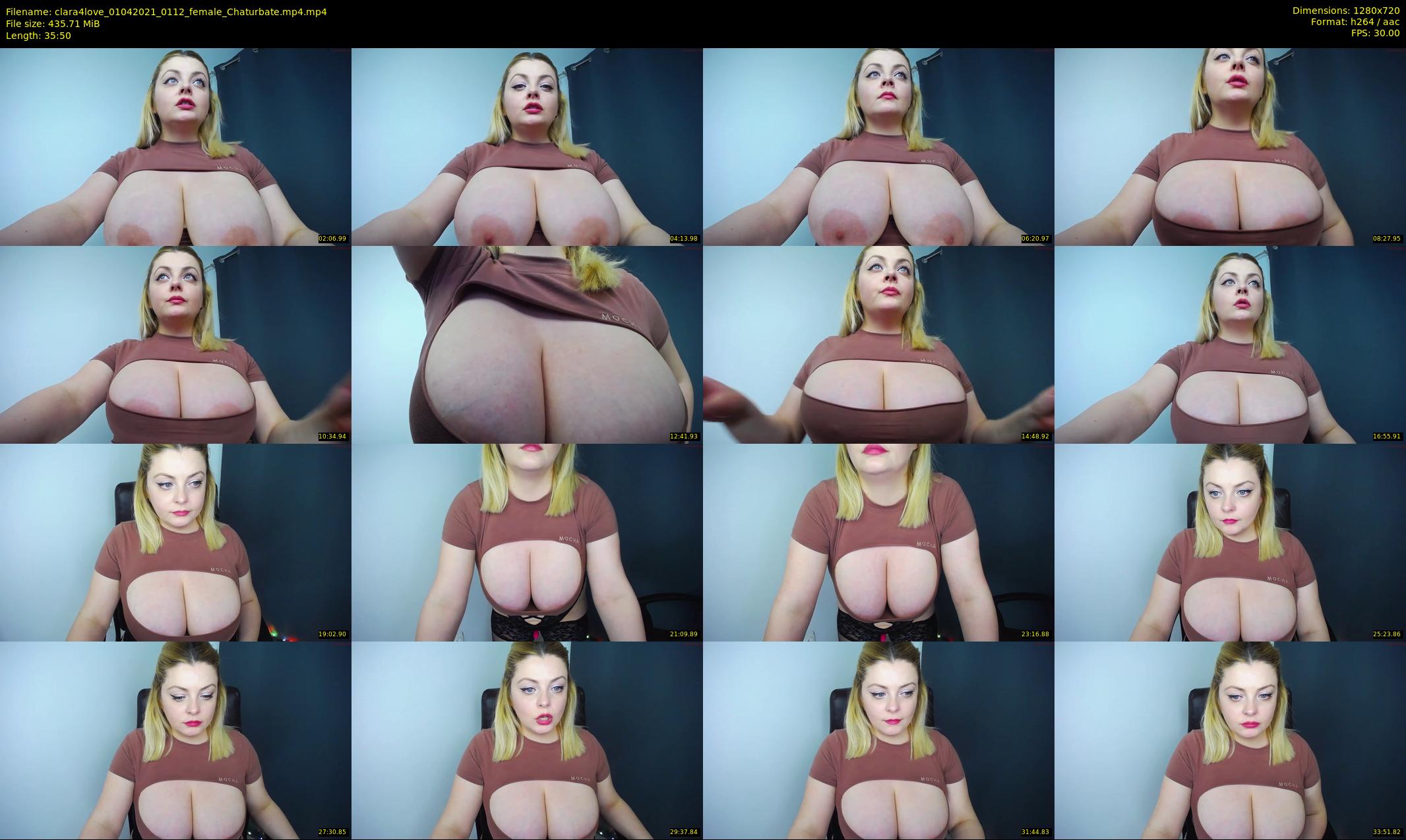 clara4love — 36 minute Chaturbate female cam show recording, 720p, Apr 1, 2021