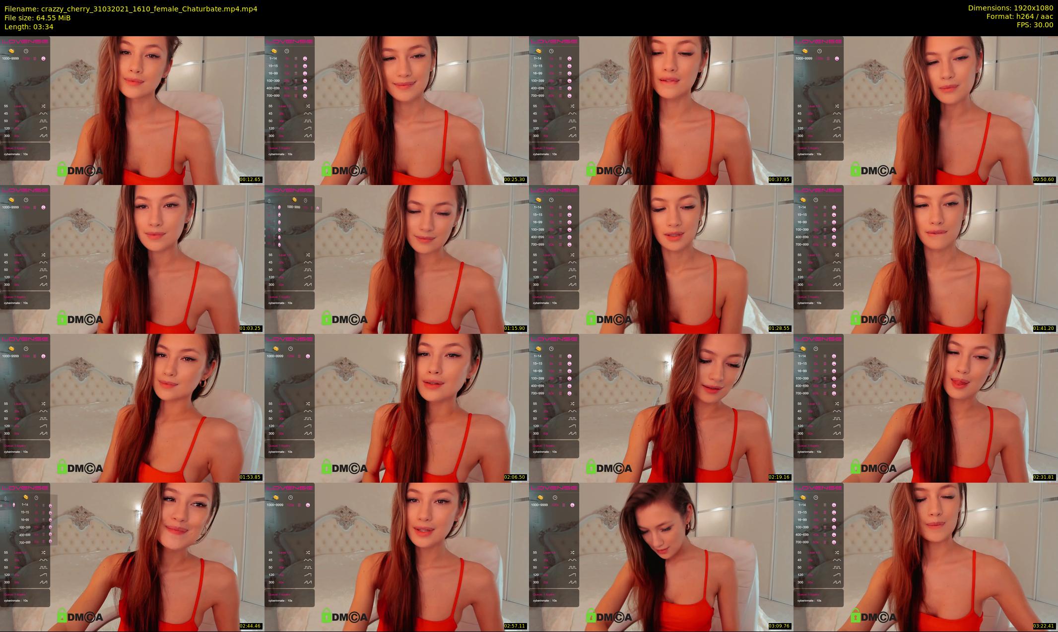 crazzy_cherry — 4 minute Chaturbate female cam show recording, 1080p, Mar 31, 2021