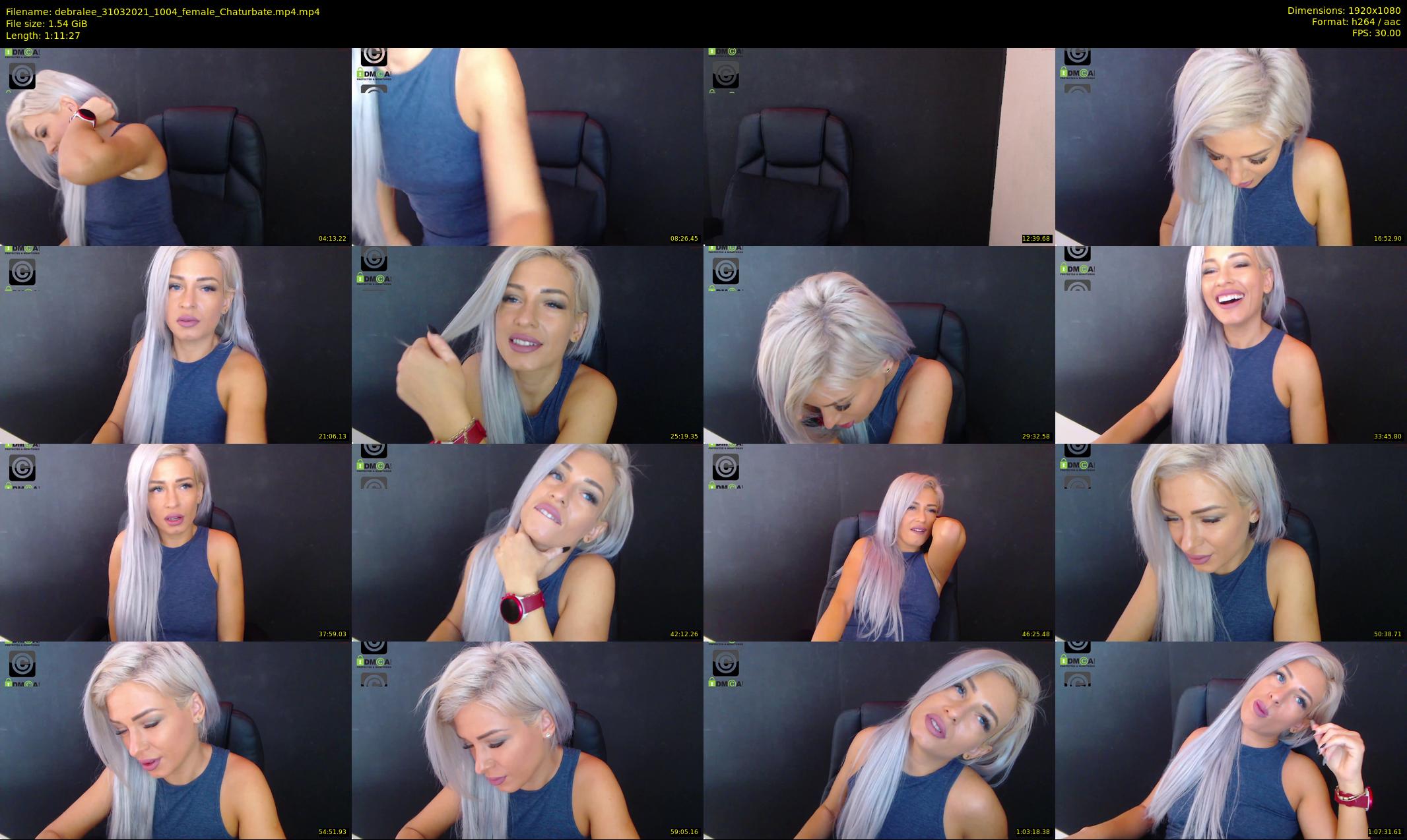 debralee — 72 minute Chaturbate female cam show recording, 1080p, Mar 31, 2021