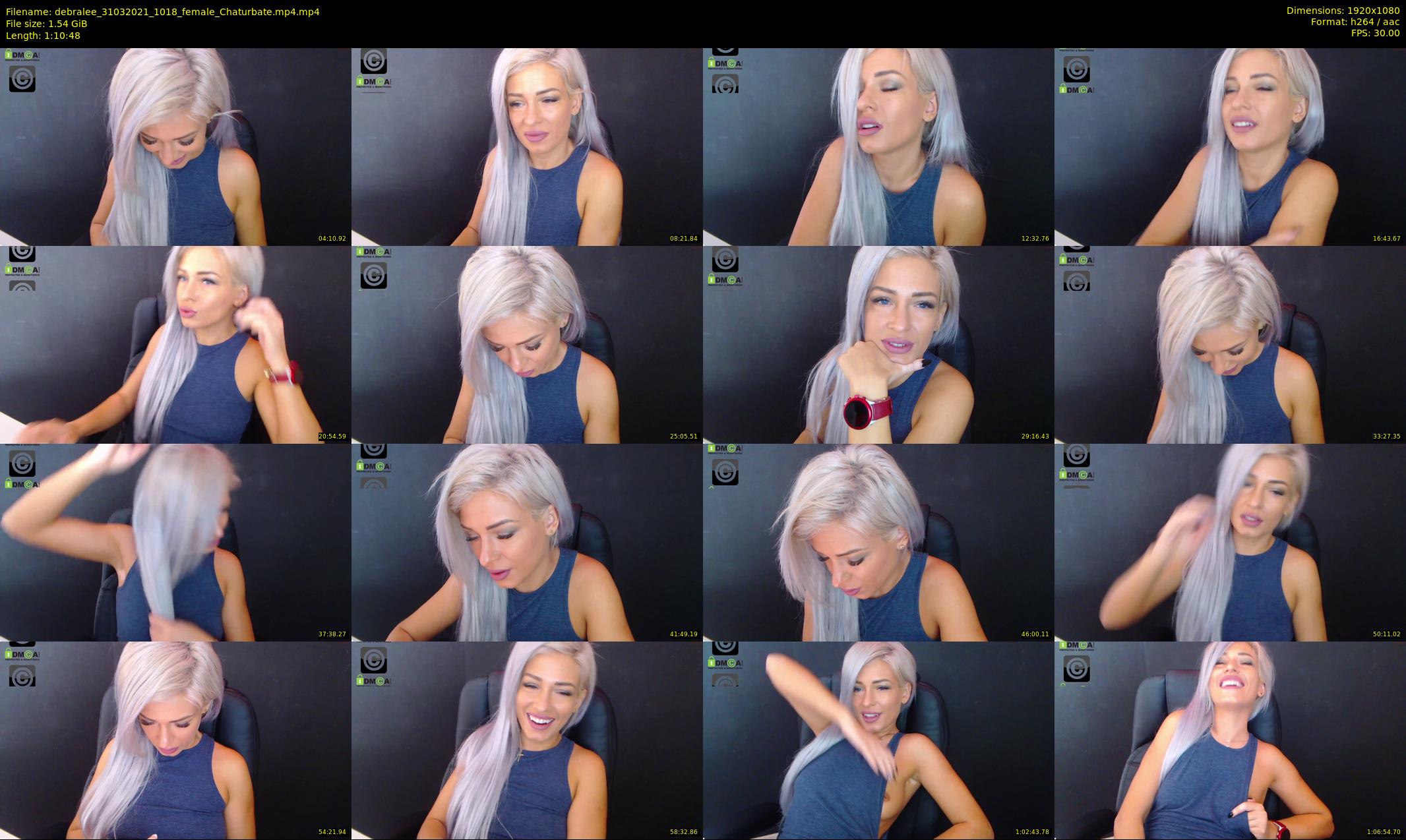 debralee — 71 minute Chaturbate female cam show recording, 1080p, Mar 31, 2021