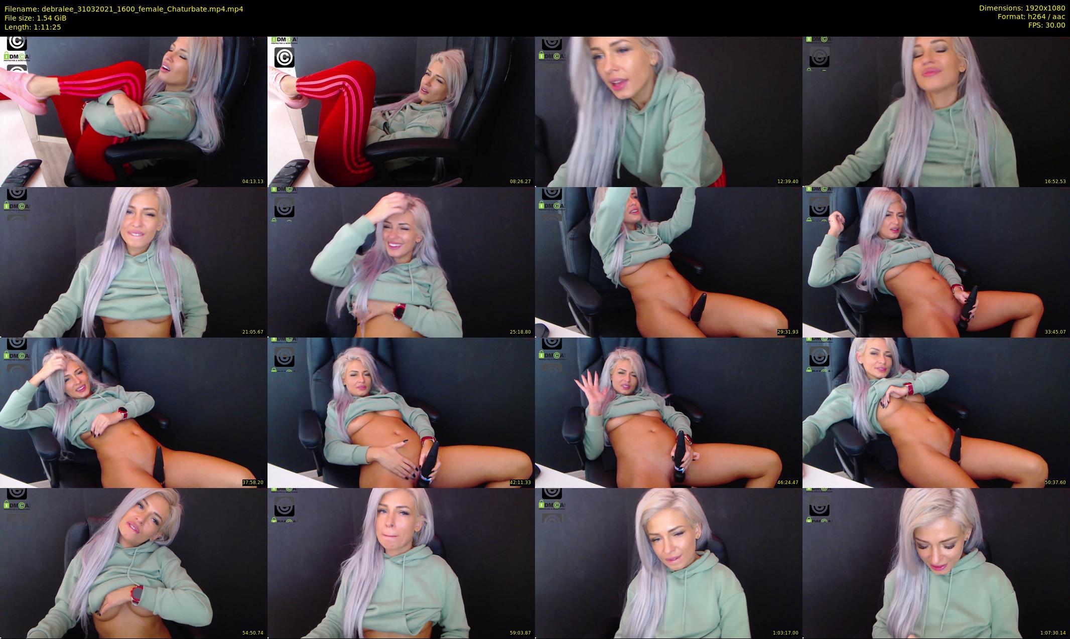 debralee — 72 minute Chaturbate female cam show recording, 1080p, Mar 31, 2021