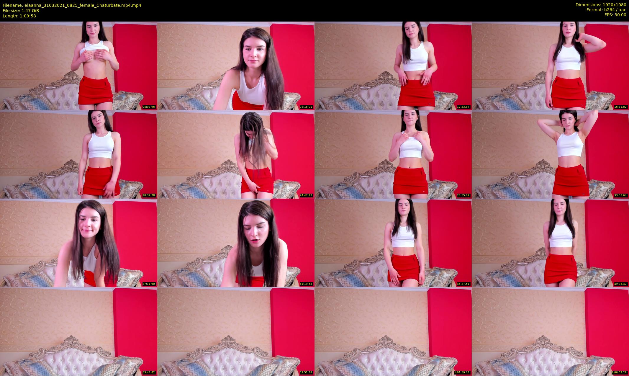 elaanna — 70 minute Chaturbate female cam show recording, 1080p, Mar 31, 2021