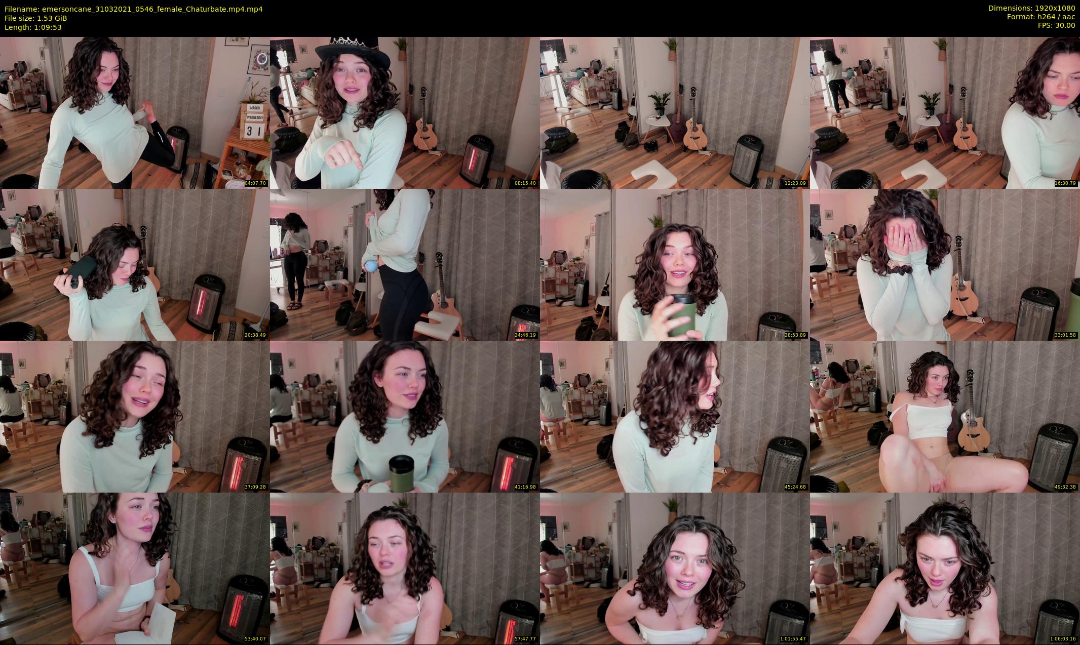 emersoncane — 70 minute Chaturbate female cam show recording, 1080p, Mar 31, 2021
