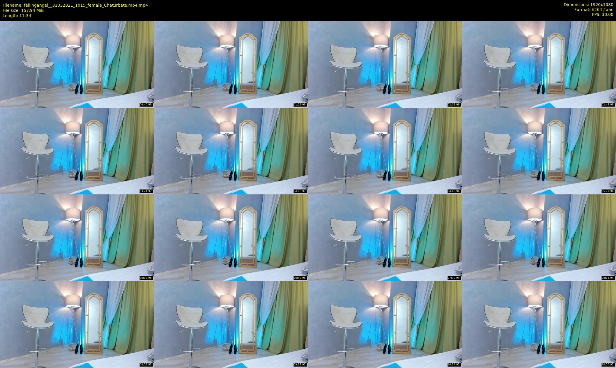 fallingangel_ — 12 minute Chaturbate female cam show recording, 1080p, Mar 31, 2021