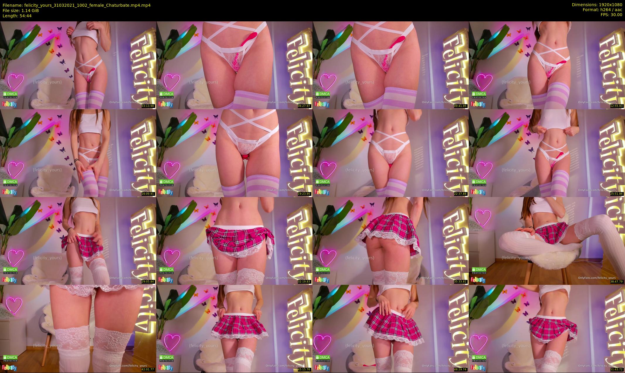felicity_yours — 55 minute Chaturbate female cam show recording, 1080p, Mar 31, 2021