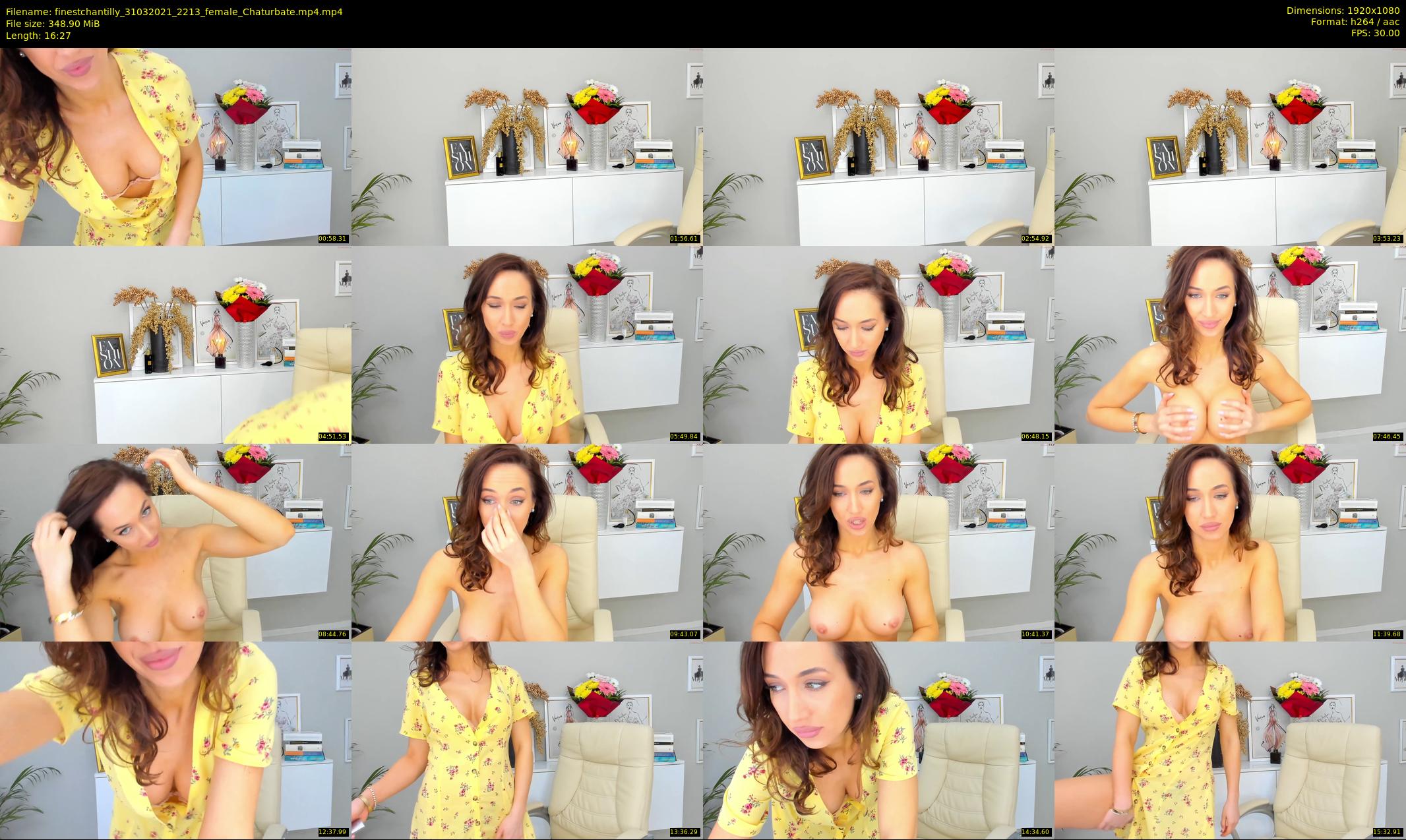 finestchantilly — 17 minute Chaturbate female cam show recording, 1080p, Mar 31, 2021