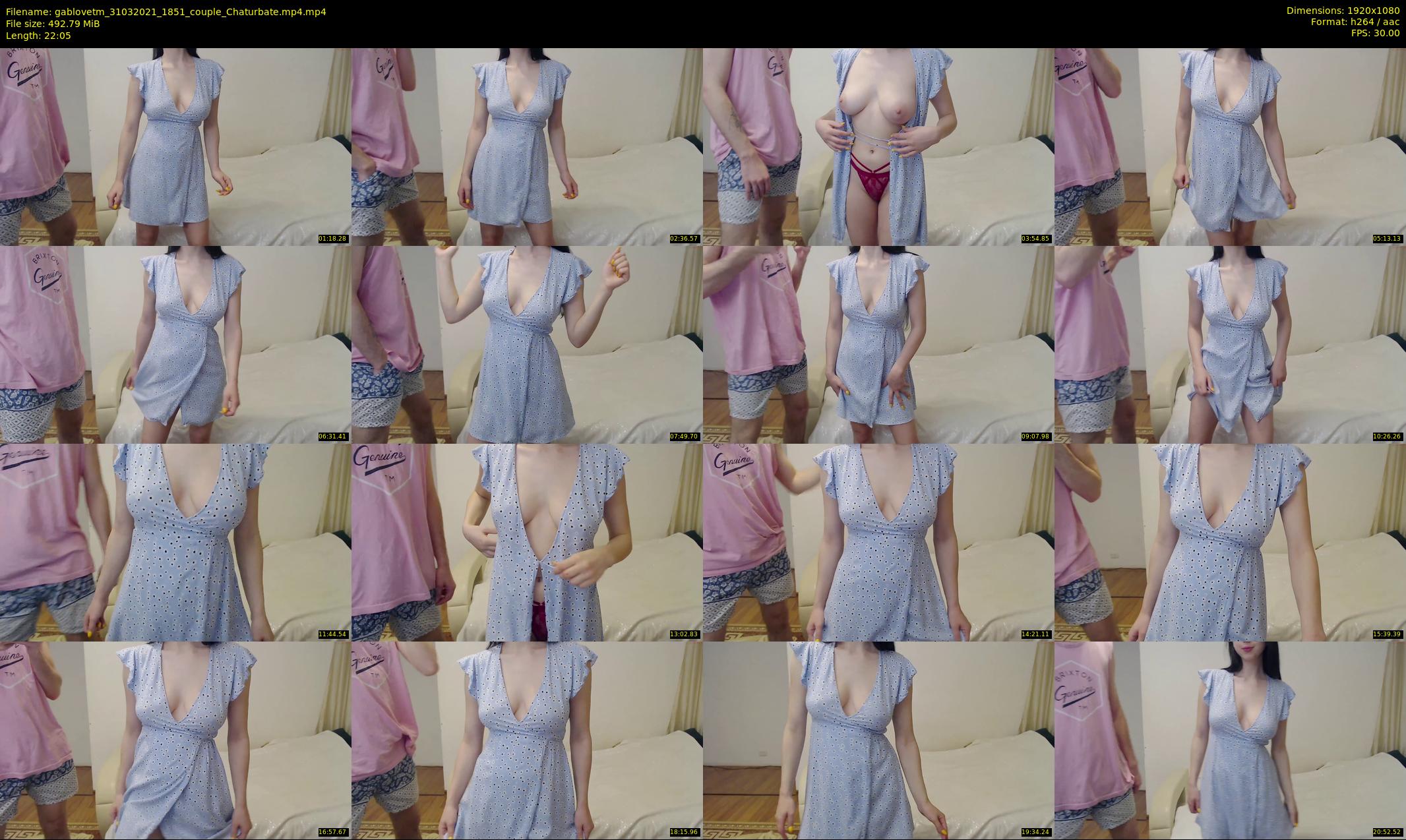 gablovetm — 23 minute Chaturbate couple cam show recording, 1080p, Mar 31, 2021