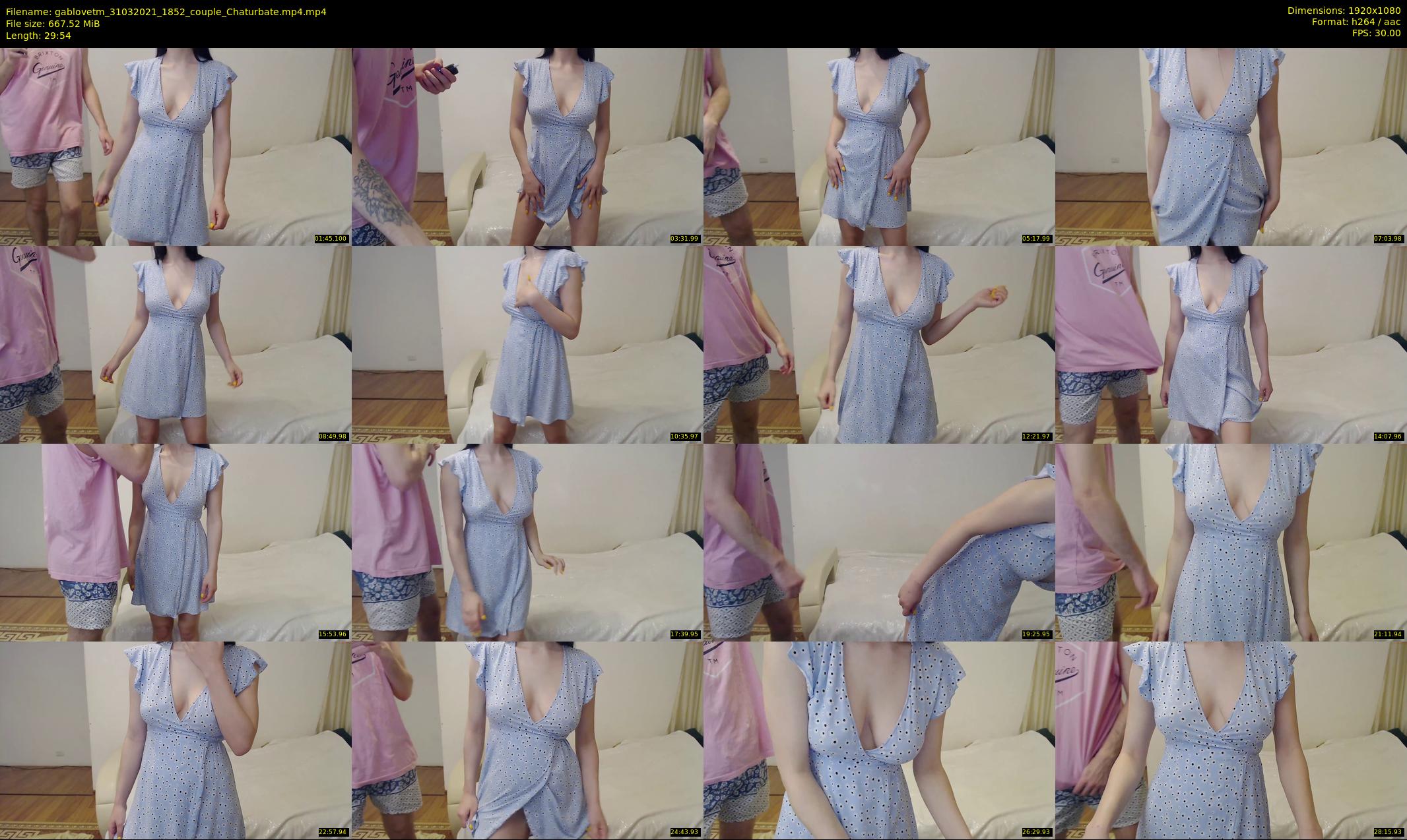 gablovetm — 30 minute Chaturbate couple cam show recording, 1080p, Mar 31, 2021
