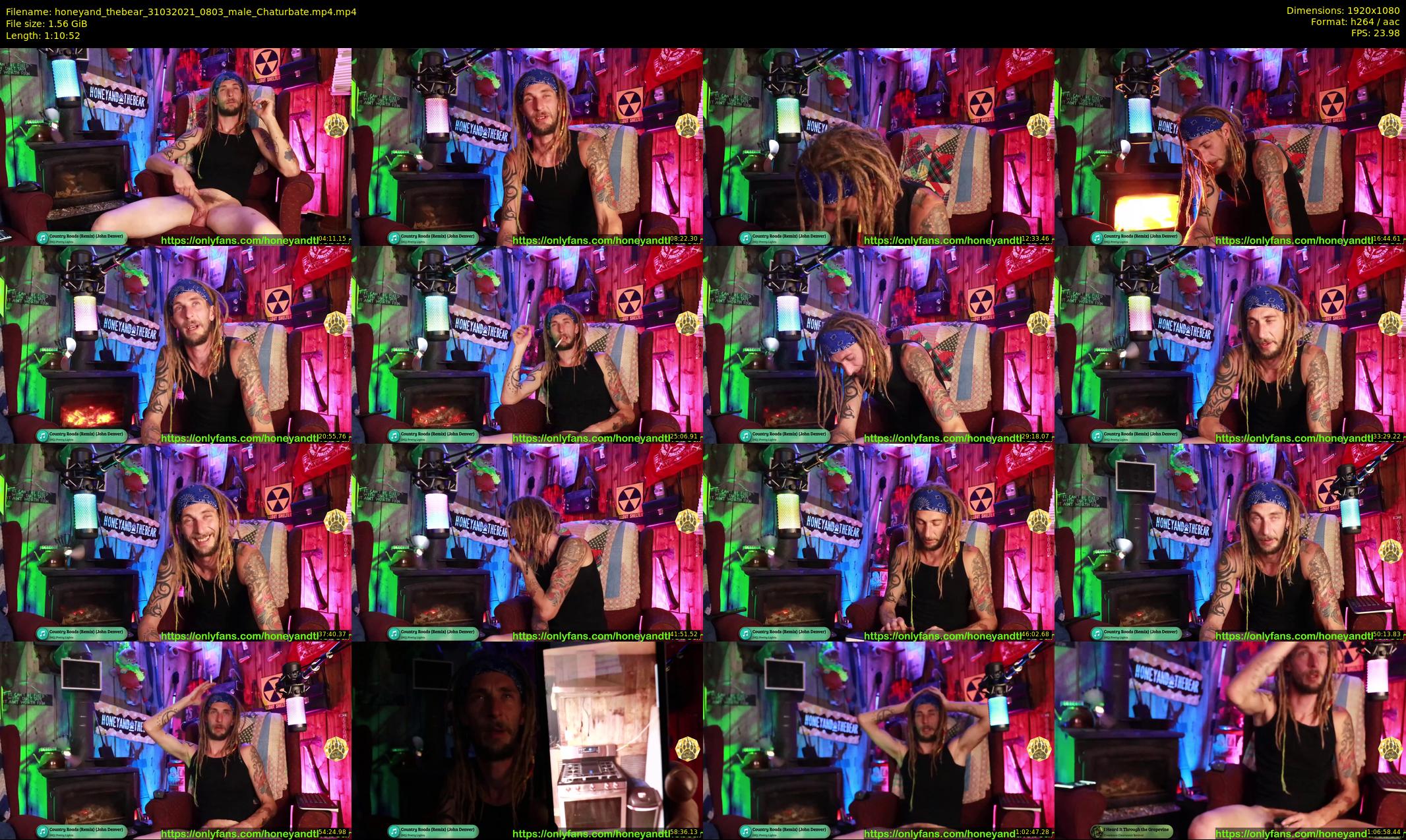 honeyand_thebear — 71 minute Chaturbate couple cam show recording, 1080p, Mar 31, 2021