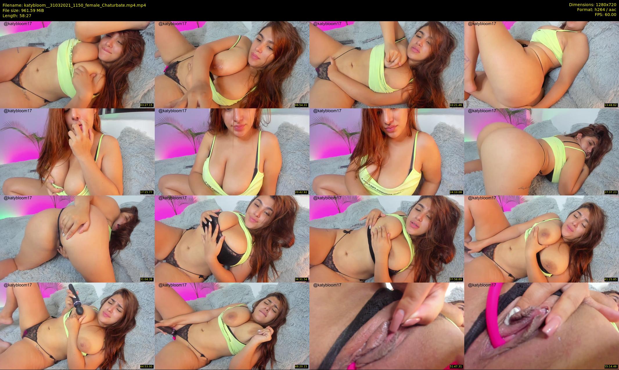 katybloom_ — 59 minute Chaturbate female cam show recording, 720p, Mar 31, 2021