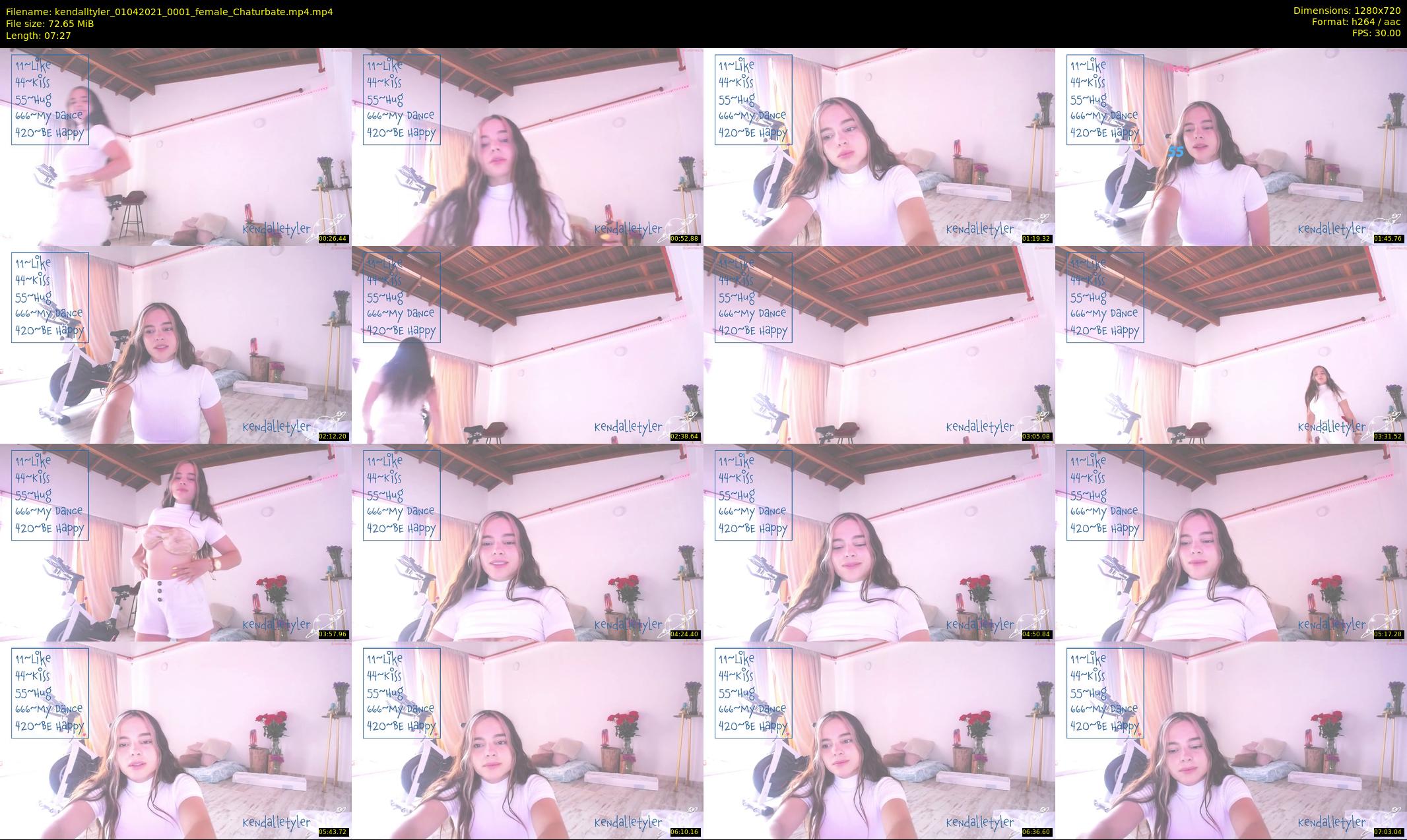 kendalltyler — 8 minute Chaturbate female cam show recording, 720p, Apr 1, 2021