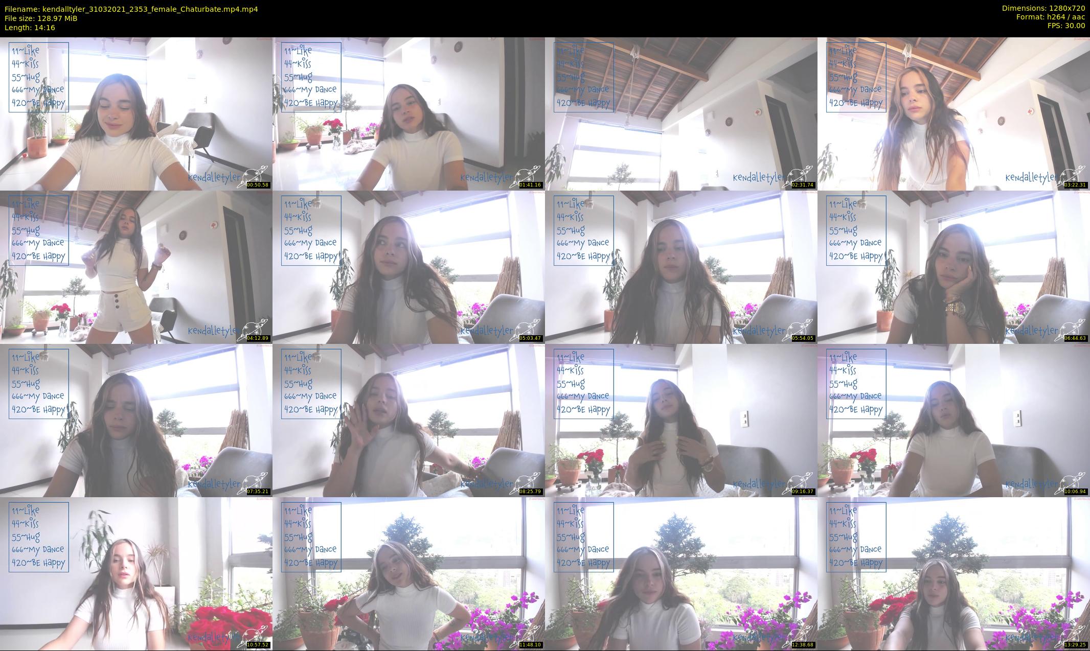 kendalltyler — 15 minute Chaturbate female cam show recording, 720p, Mar 31, 2021