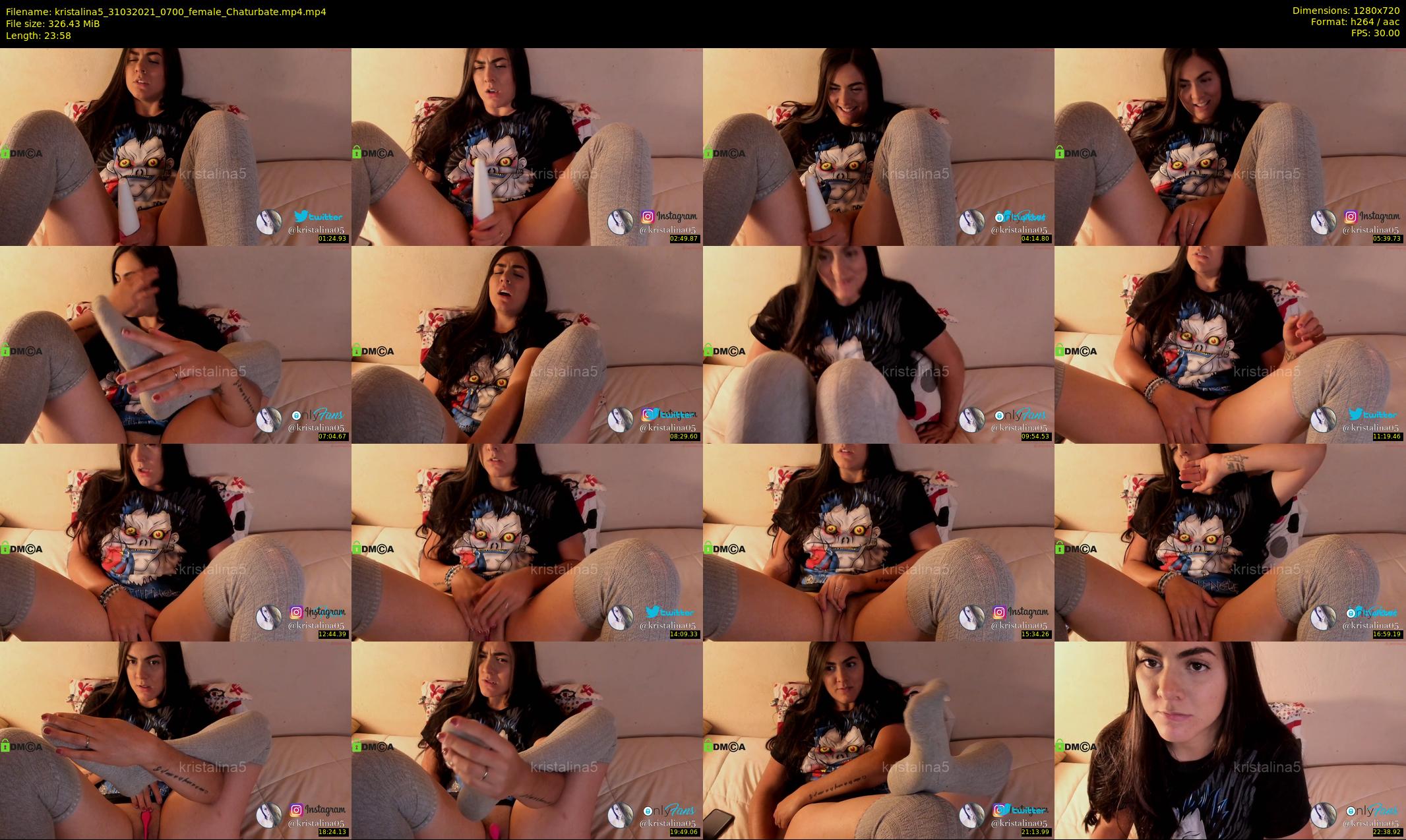 kristalina5 — 24 minute Chaturbate female cam show recording, 720p, Mar 31, 2021