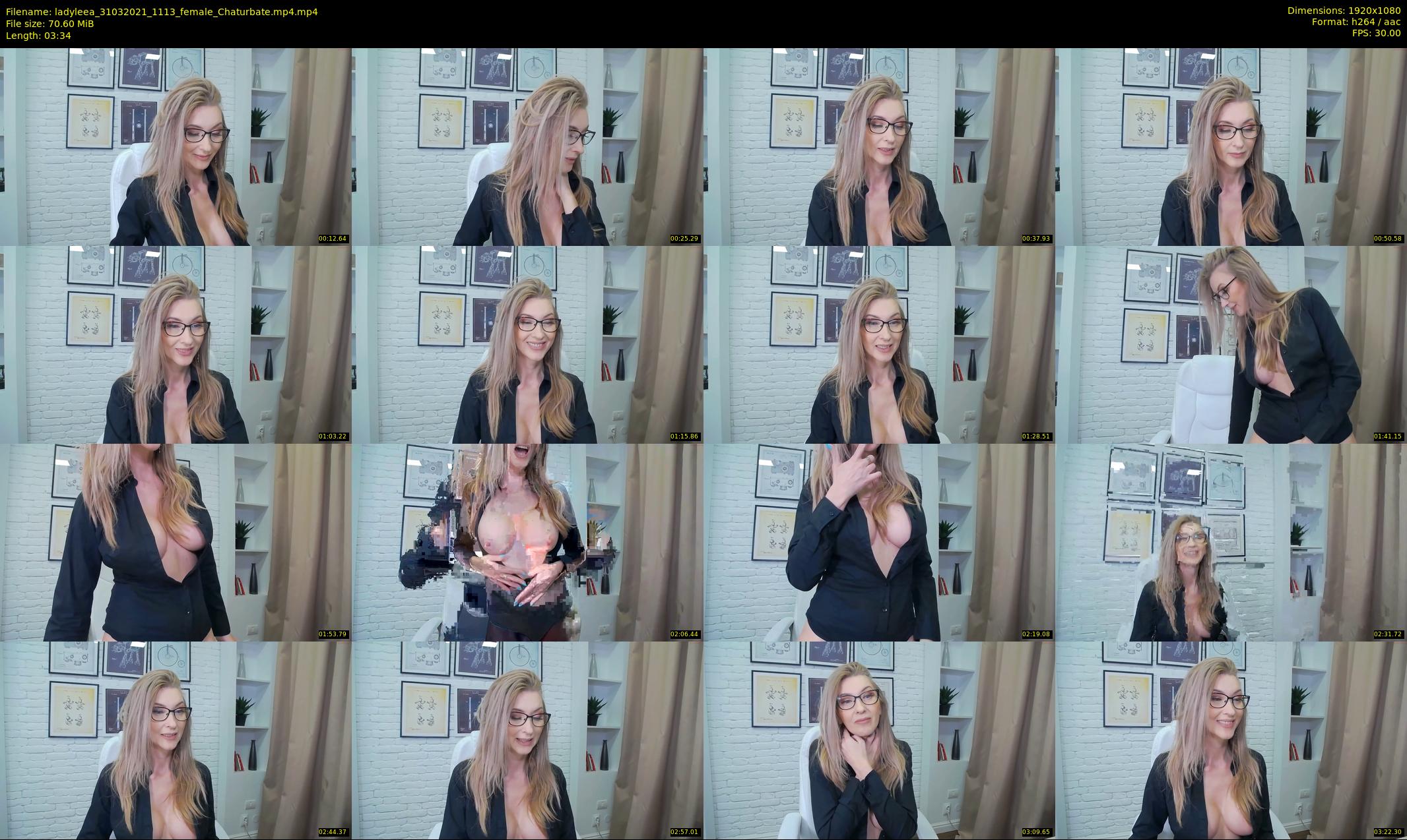 ladyleea — 4 minute Chaturbate female cam show recording, 1080p, Mar 31, 2021