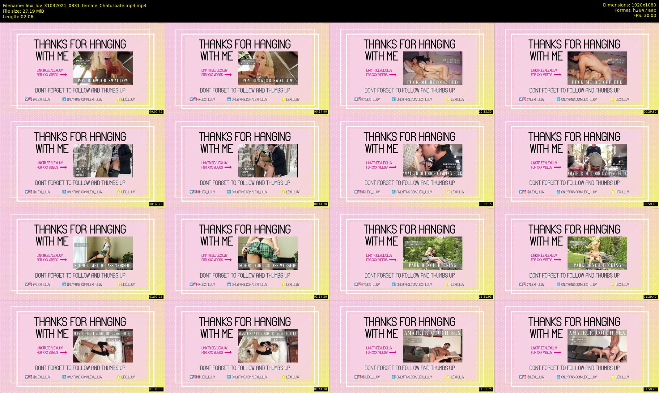 lexi_luv — 3 minute Chaturbate female cam show recording, 1080p, Mar 31, 2021