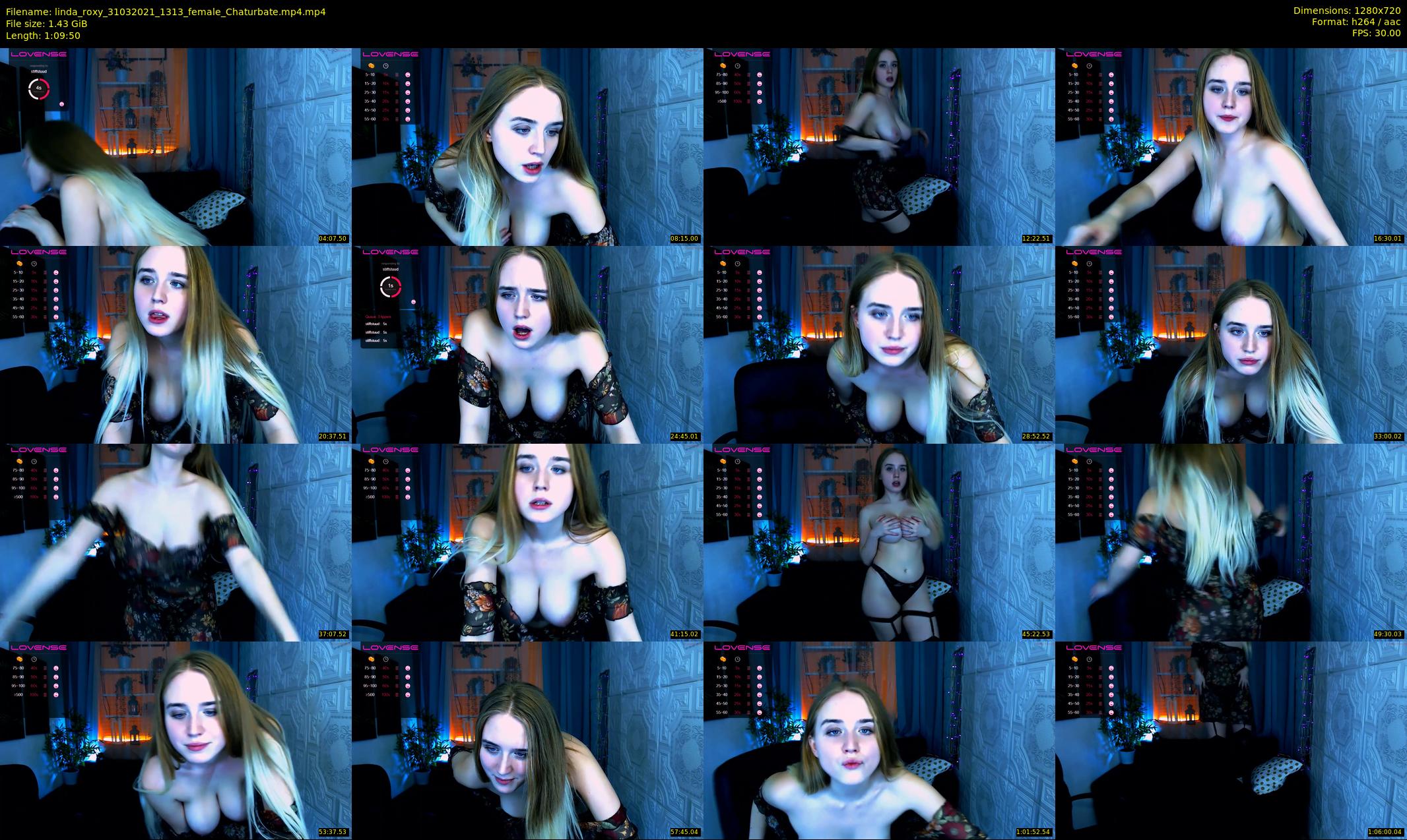 linda_roxy — 70 minute Chaturbate female cam show recording, 720p, Mar 31, 2021