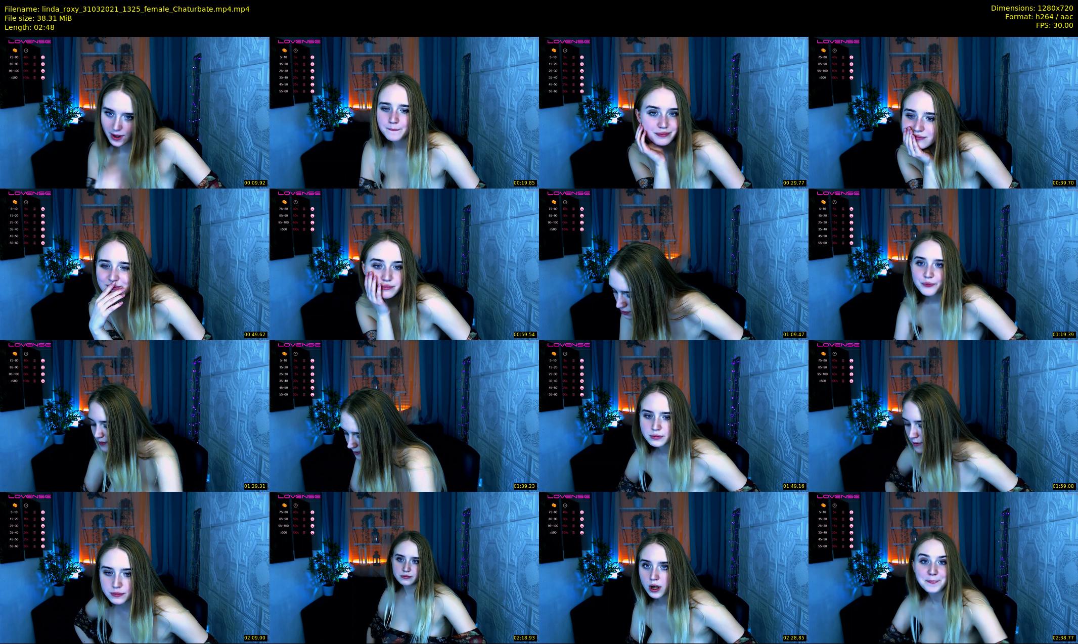 linda_roxy — 3 minute Chaturbate female cam show recording, 720p, Mar 31, 2021