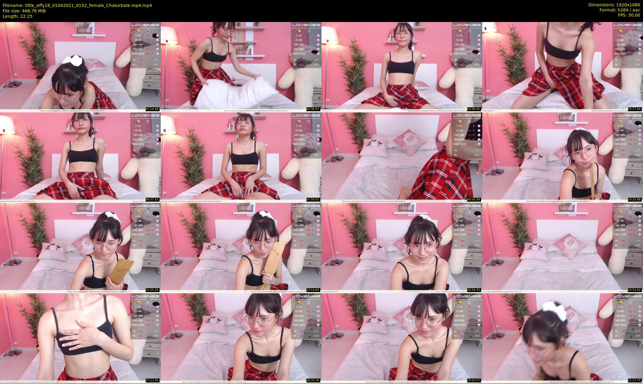 little_effy18 — 23 minute Chaturbate female cam show recording, 1080p, Apr 1, 2021