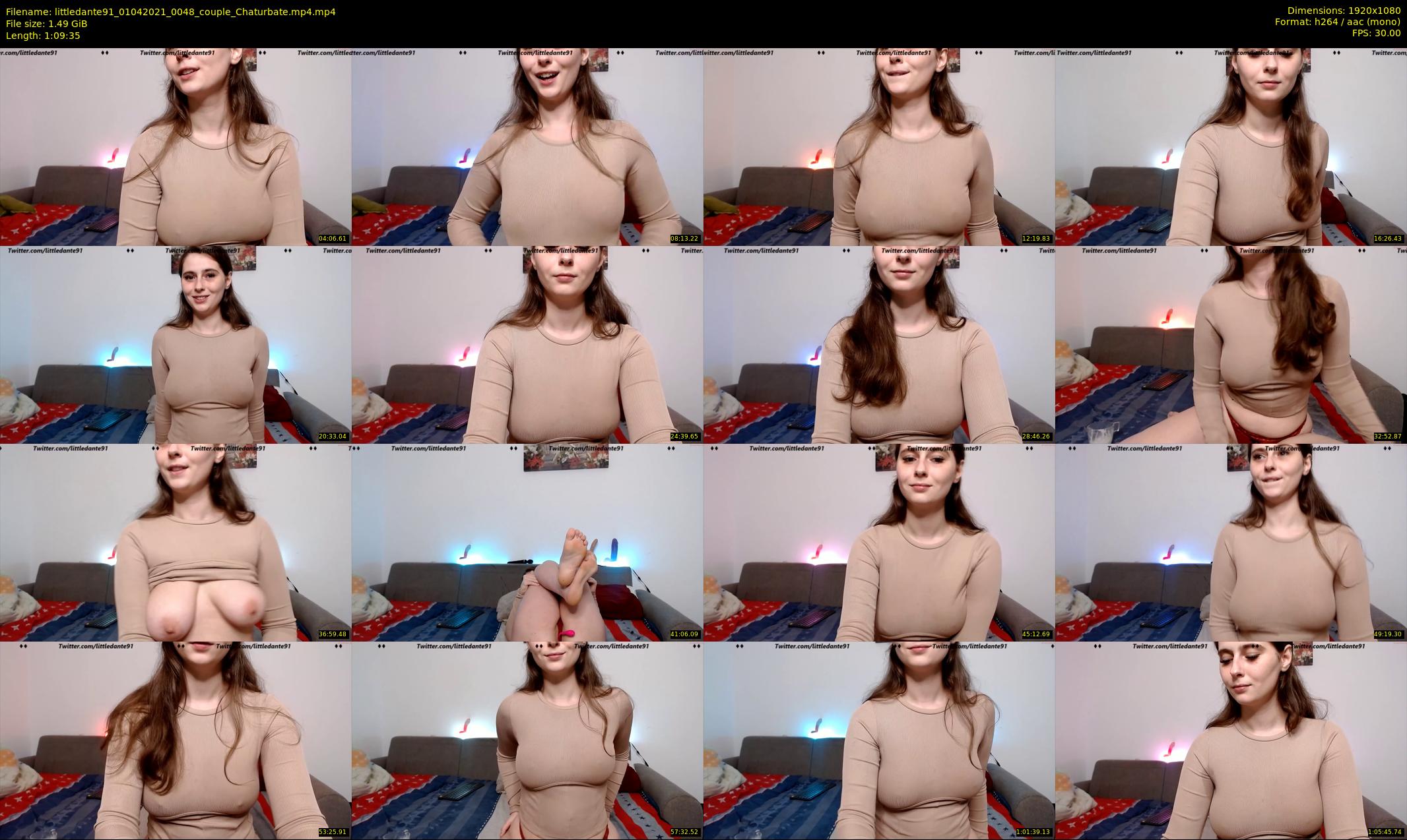 littledante91 — 70 minute Chaturbate couple cam show recording, 1080p, Apr 1, 2021