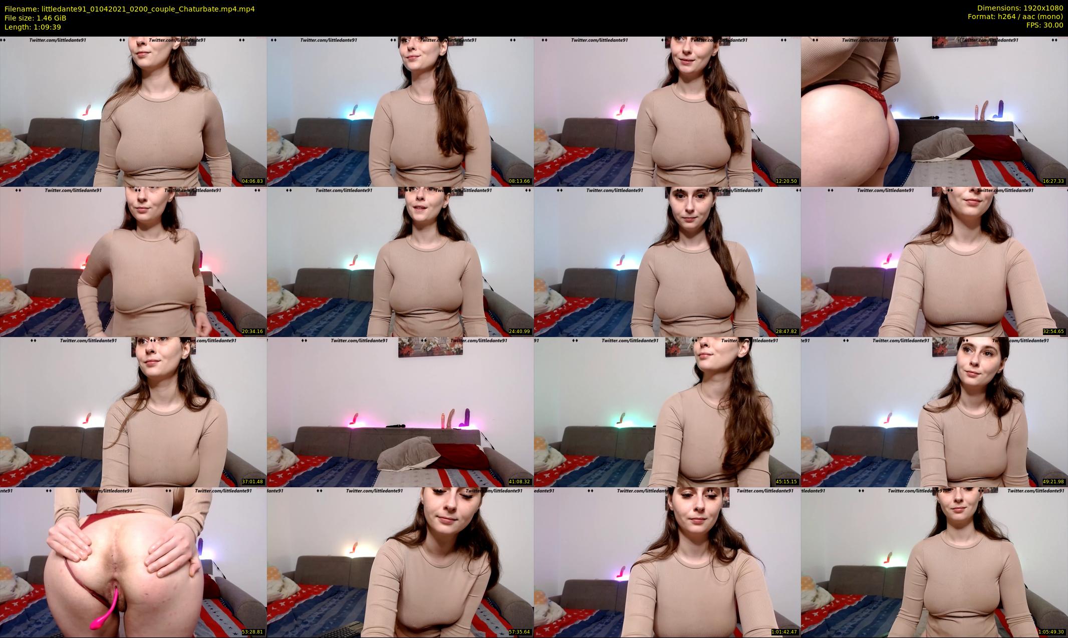 littledante91 — 70 minute Chaturbate couple cam show recording, 1080p, Apr 1, 2021
